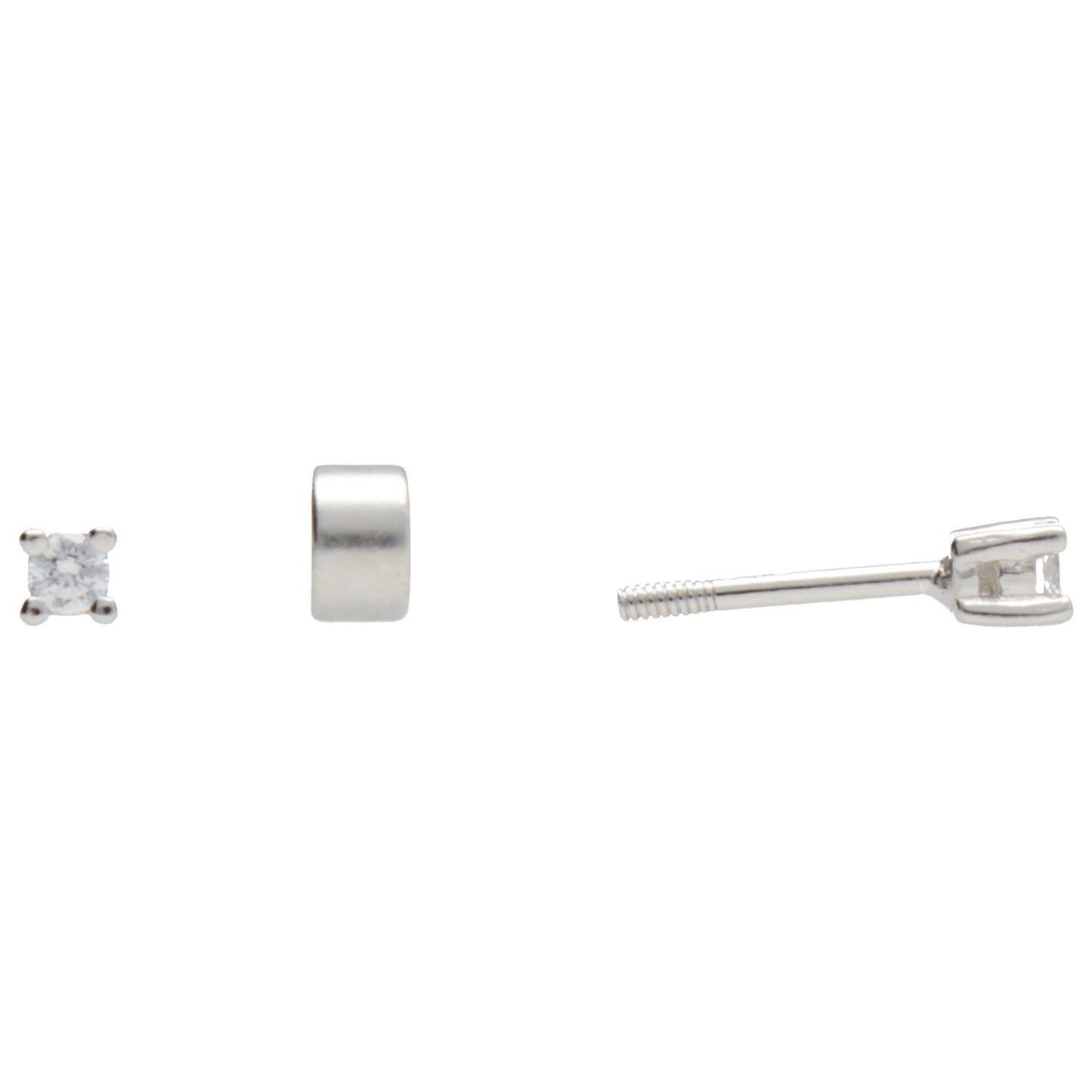 PIERCING PUNTO LUCE 1.9MM CHIUSURA A VITE
