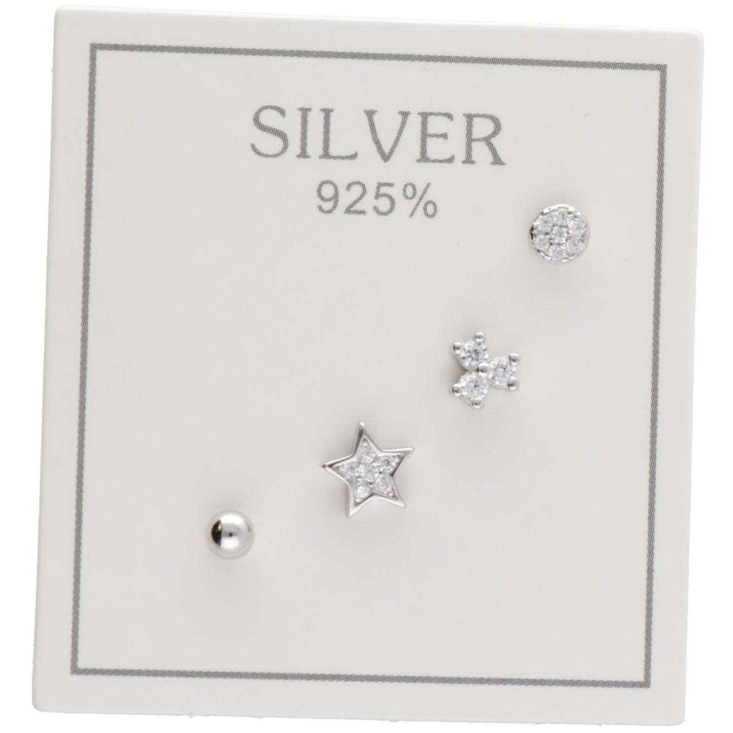 SET ORECCHINI STELLA E ZIRCONI