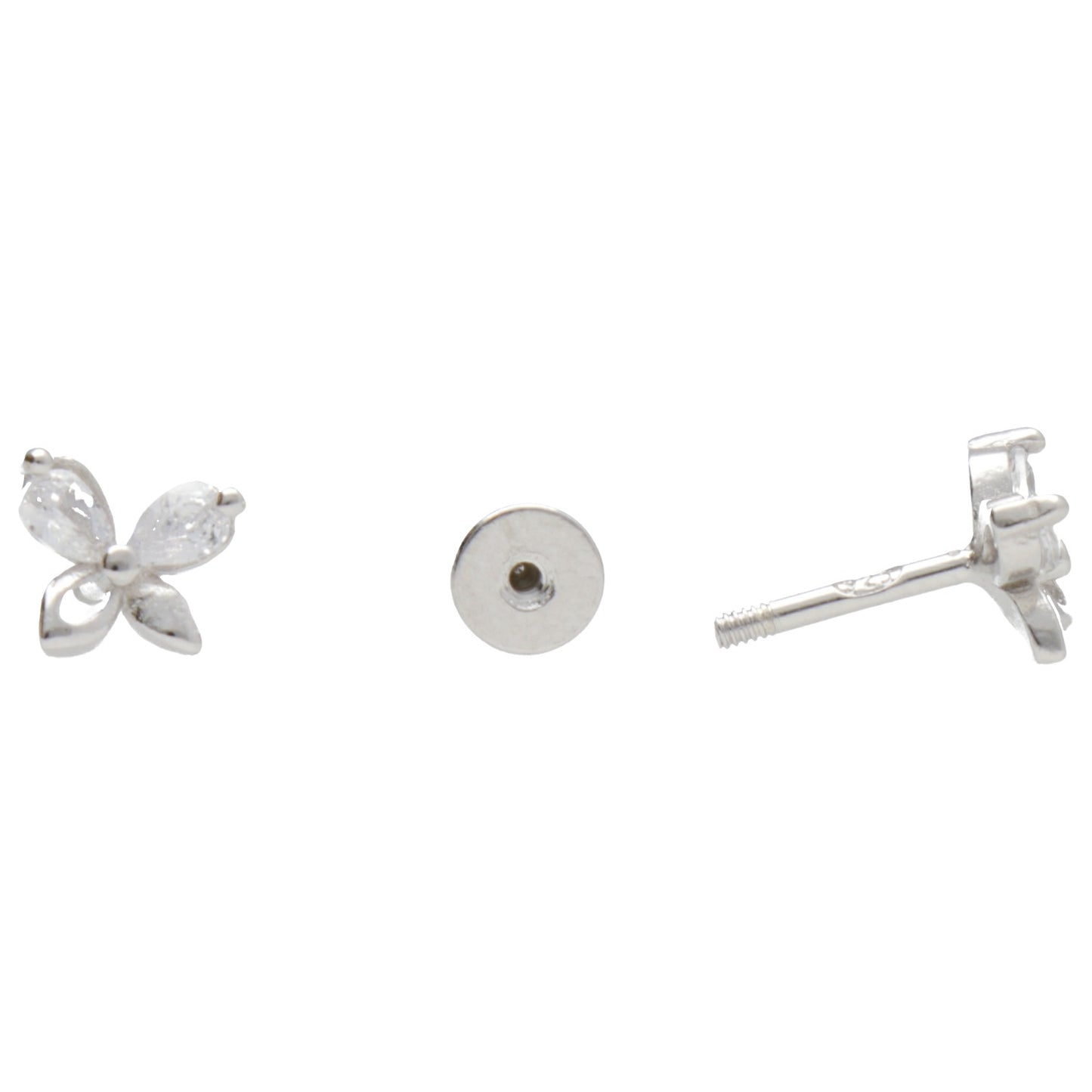 PIERCING FARFALLA CHIUSURA A VITE