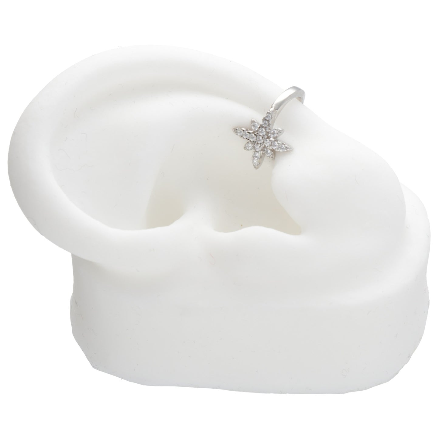 EARCUFF CON STELLA 8 PUNTE ZIRCONI