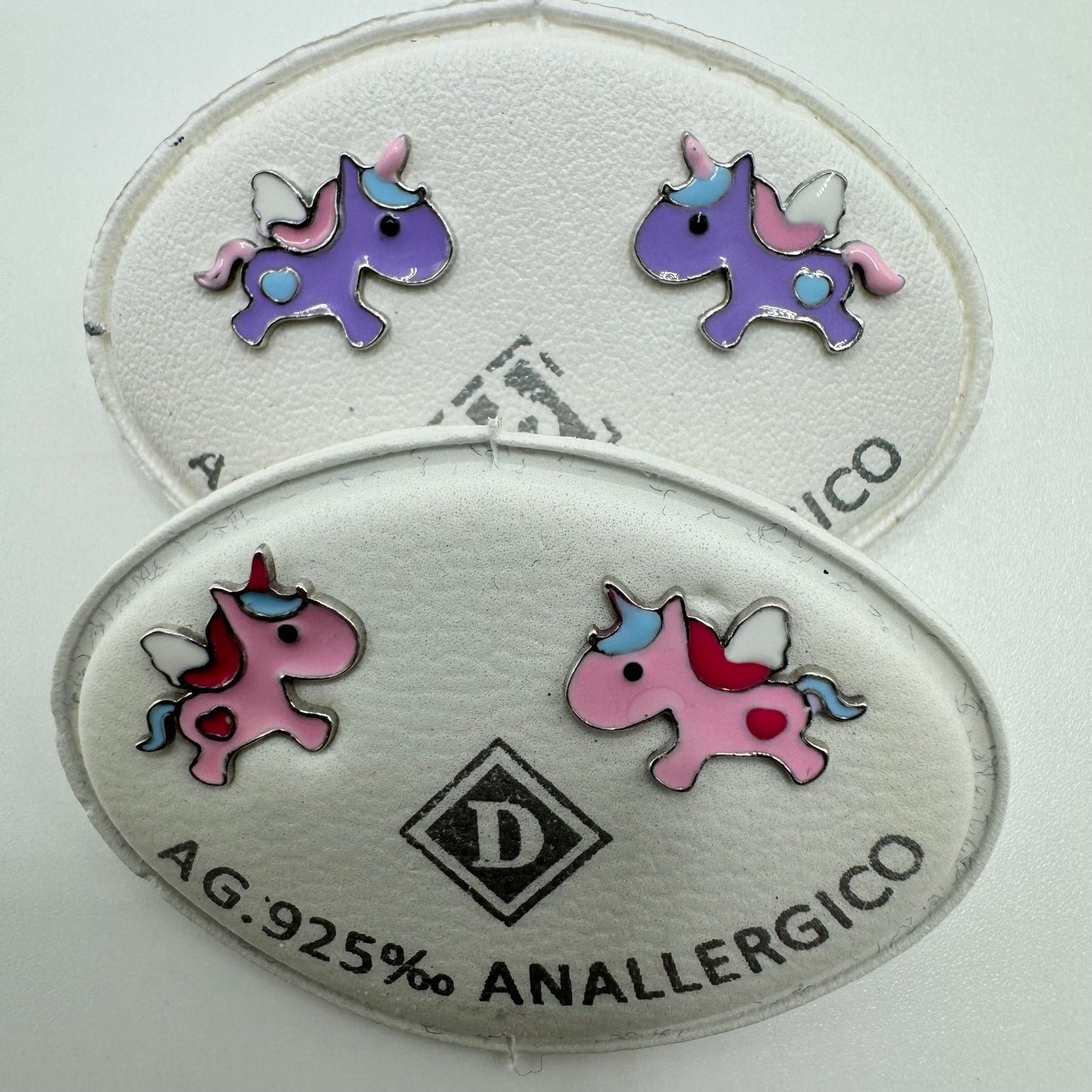 OR BIMBA UNICORNO SMALTATO