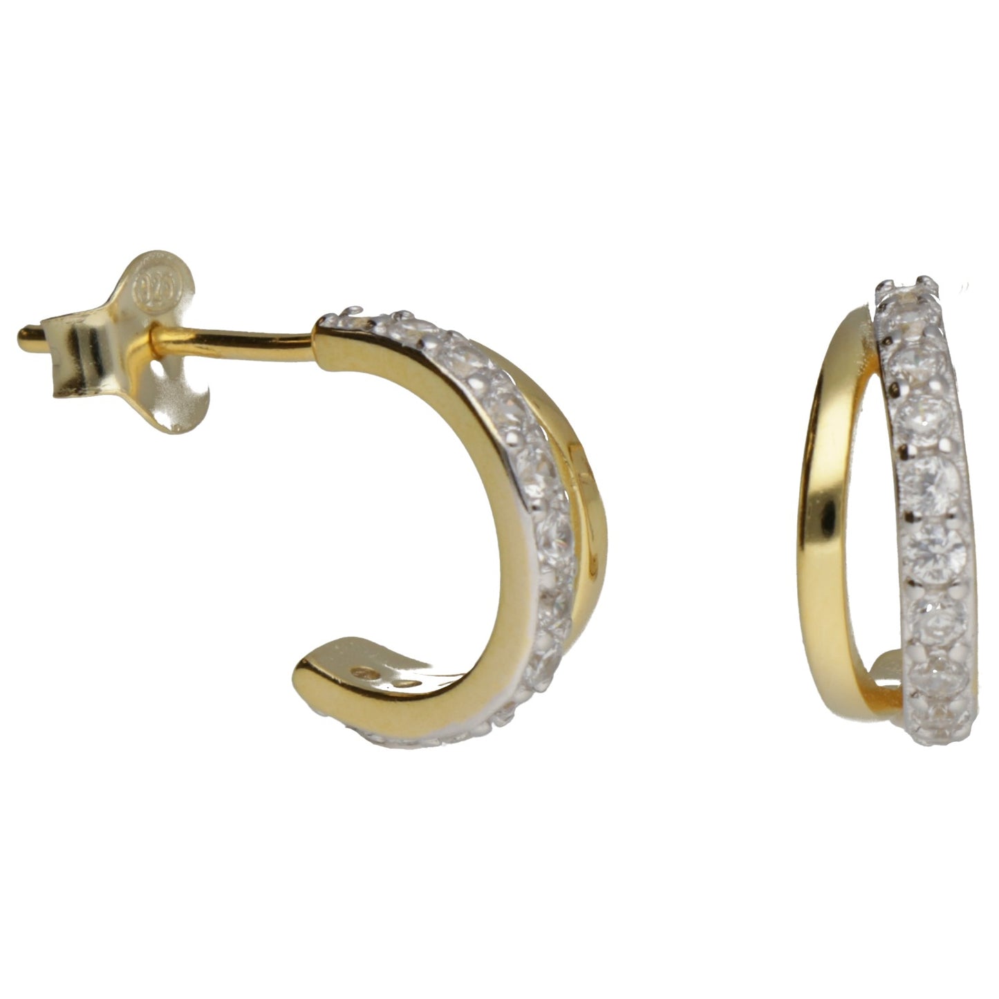 OR MEZZALUNA ZIRCONI