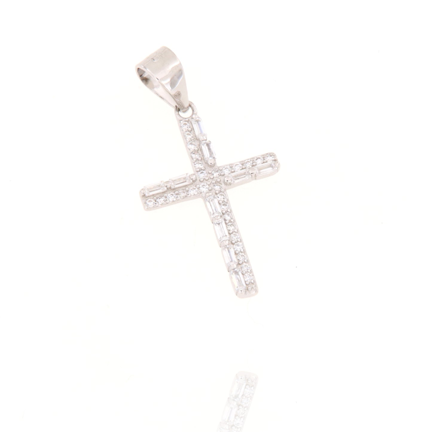 CN CROCE ZIRCONI E PIETRE 2 X 1,5 CM