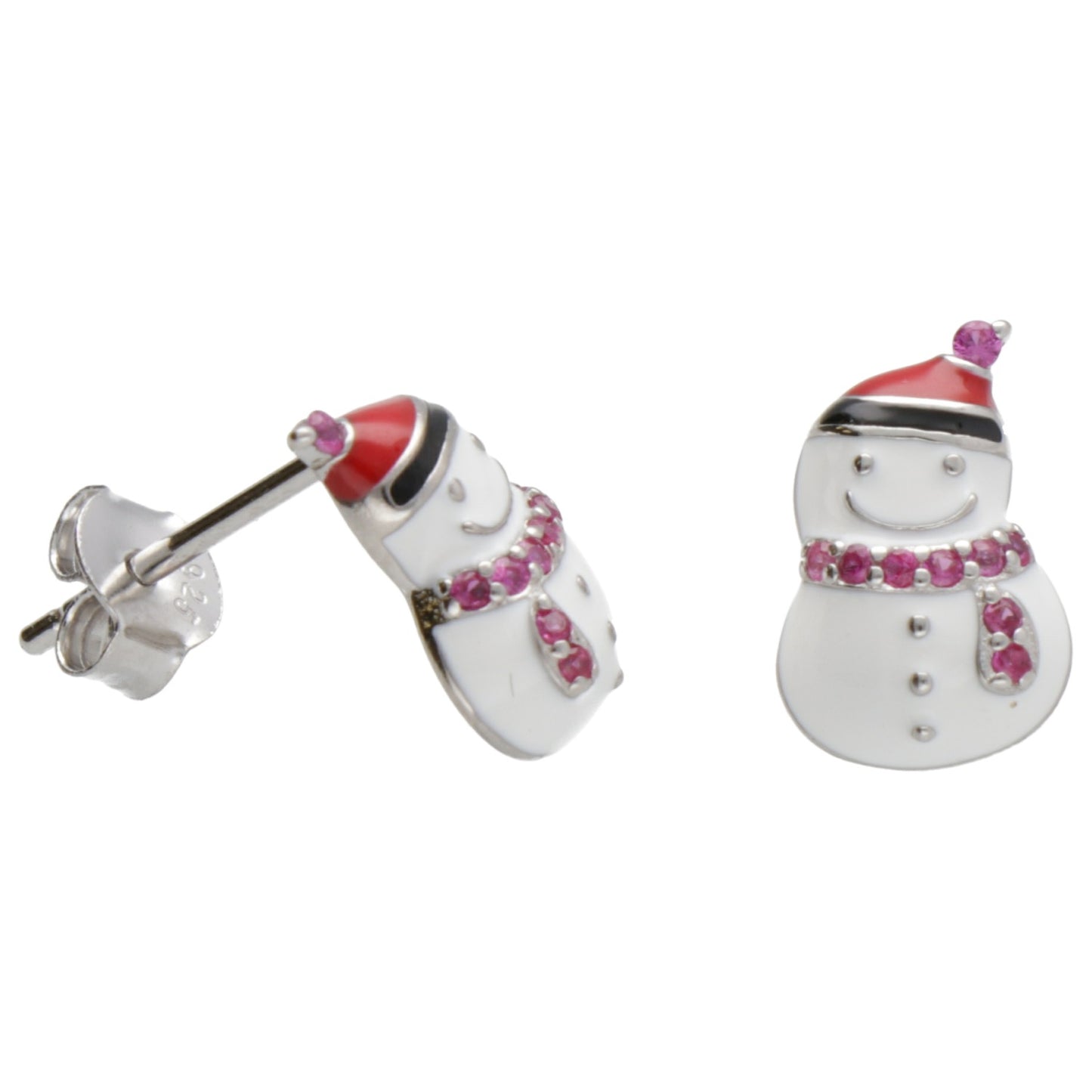 OR PUPAZZO DI NEVE SCIARPA ROSA ZIRC