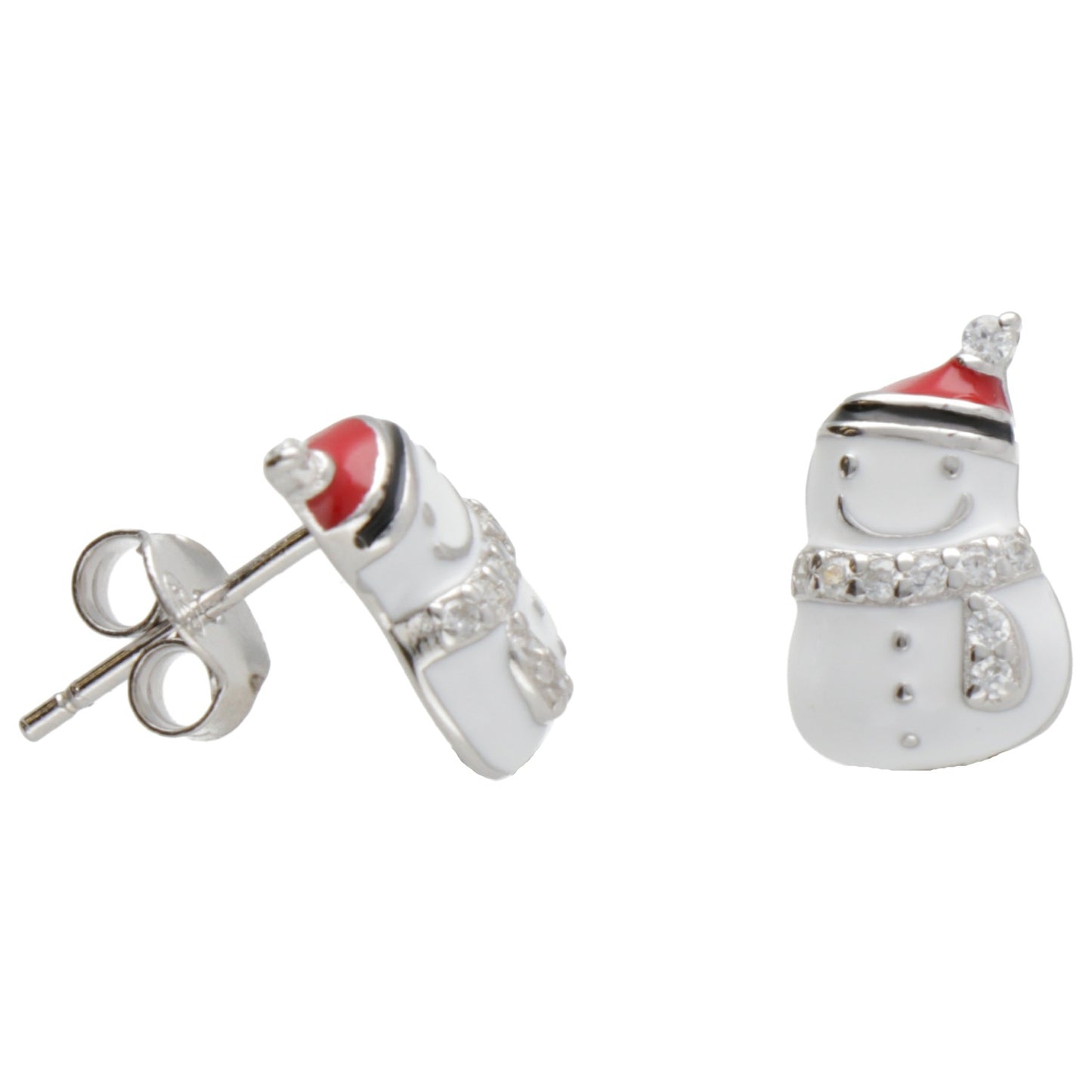 OR PUPAZZO DI NEVE SCIARPA BIANCA ZIRC