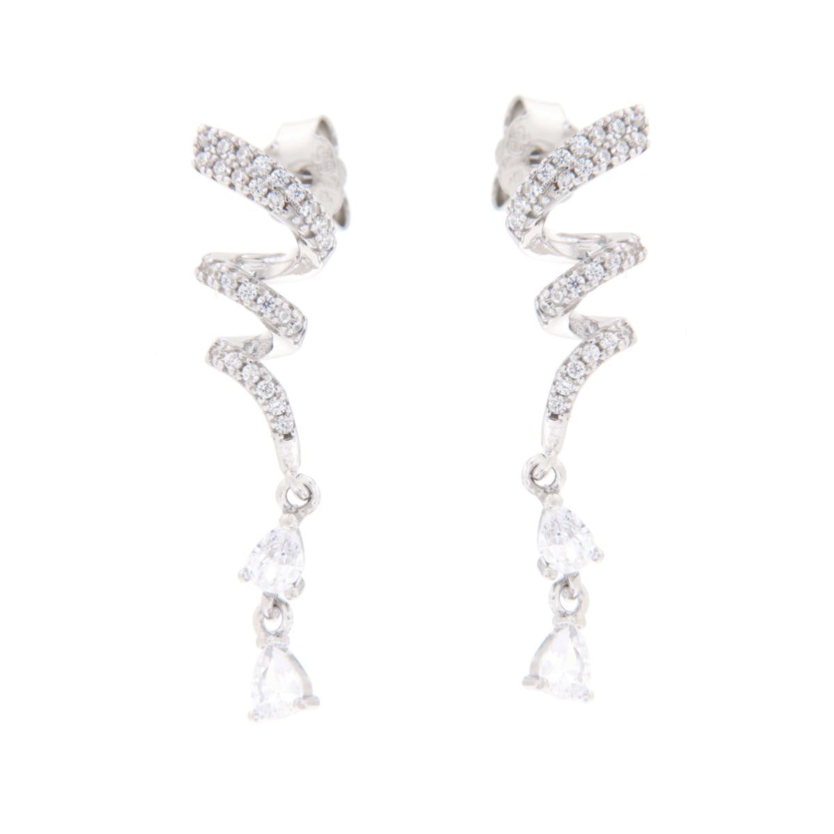 OR INTRECCIO ZIRC CON PENDENTE