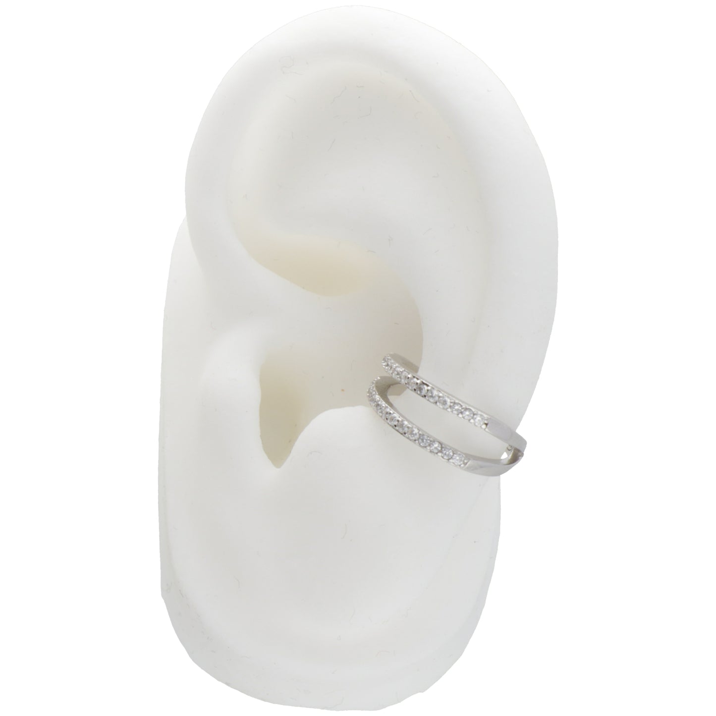 EARCUFF DOPPIA FILA ZIRCONI
