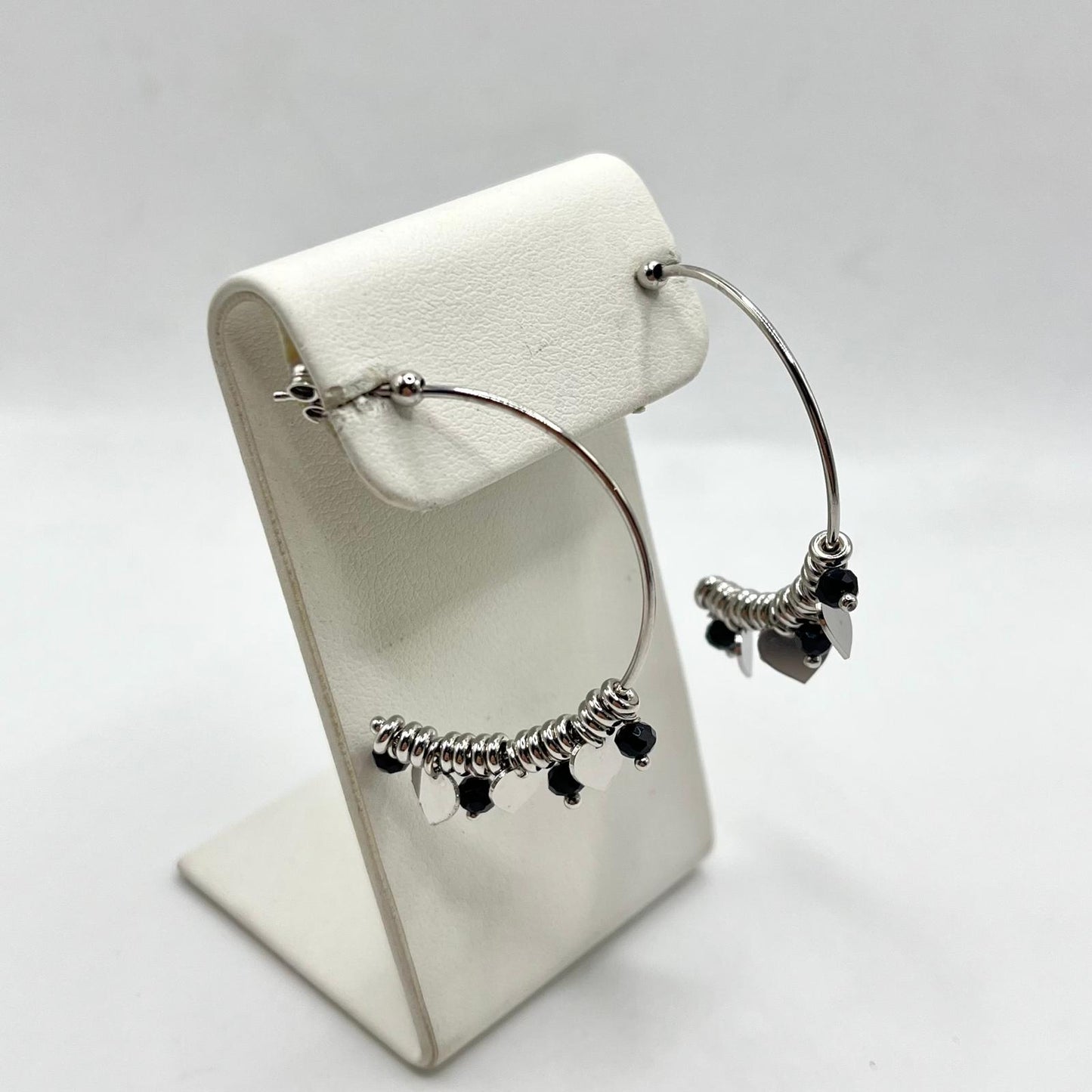 CERCHIO 3,2CM CUORI PENDENTI