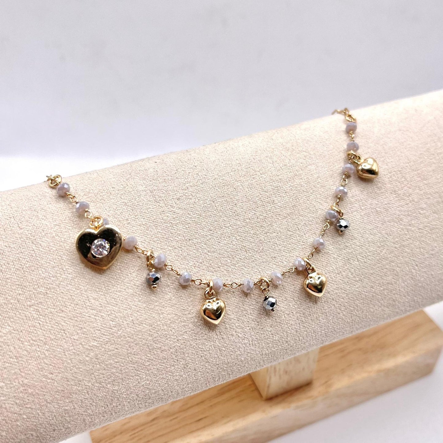 BR PERLINE E CUORI PENDENTI