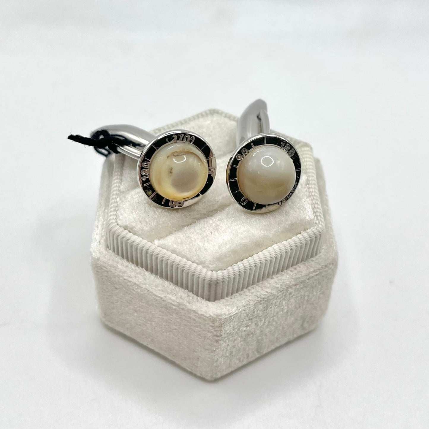 GEMELLI CABOCHON BIANCO