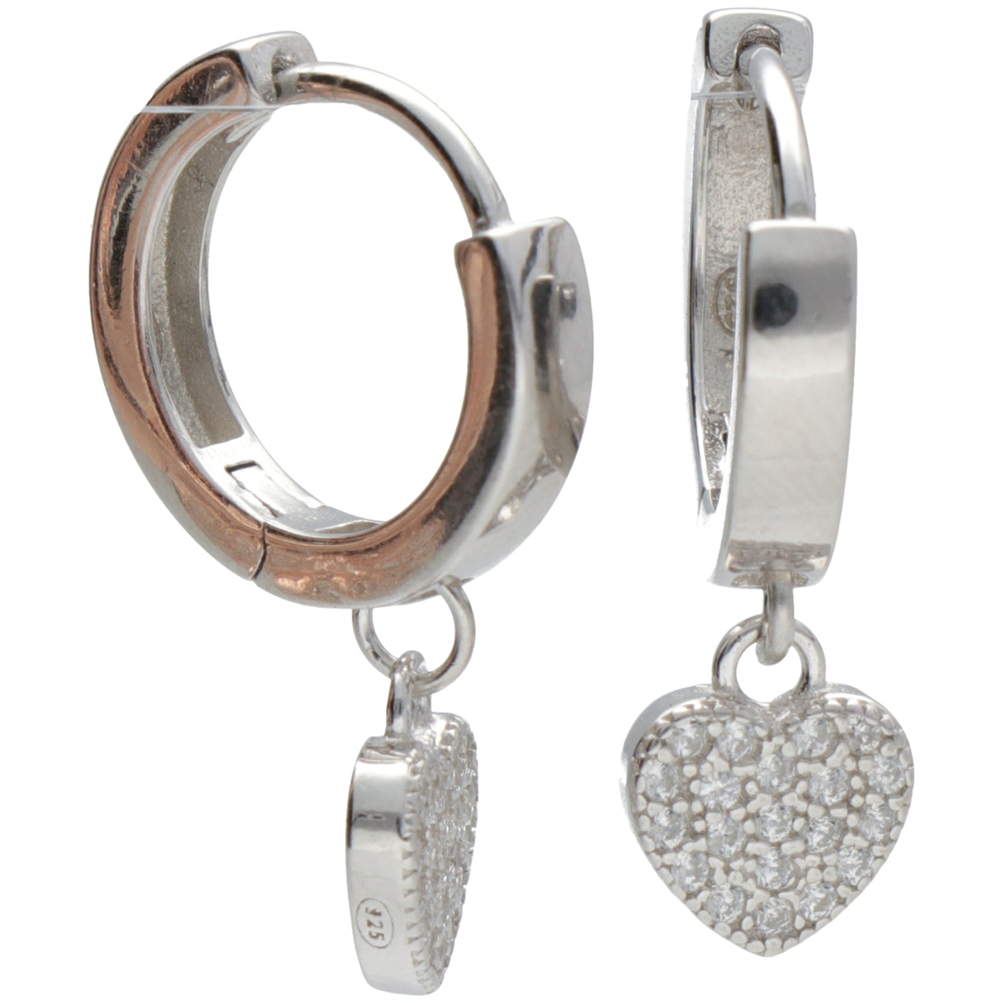 CAMP LISCIA 2,5 MM CON CUORE PEND ZIRC