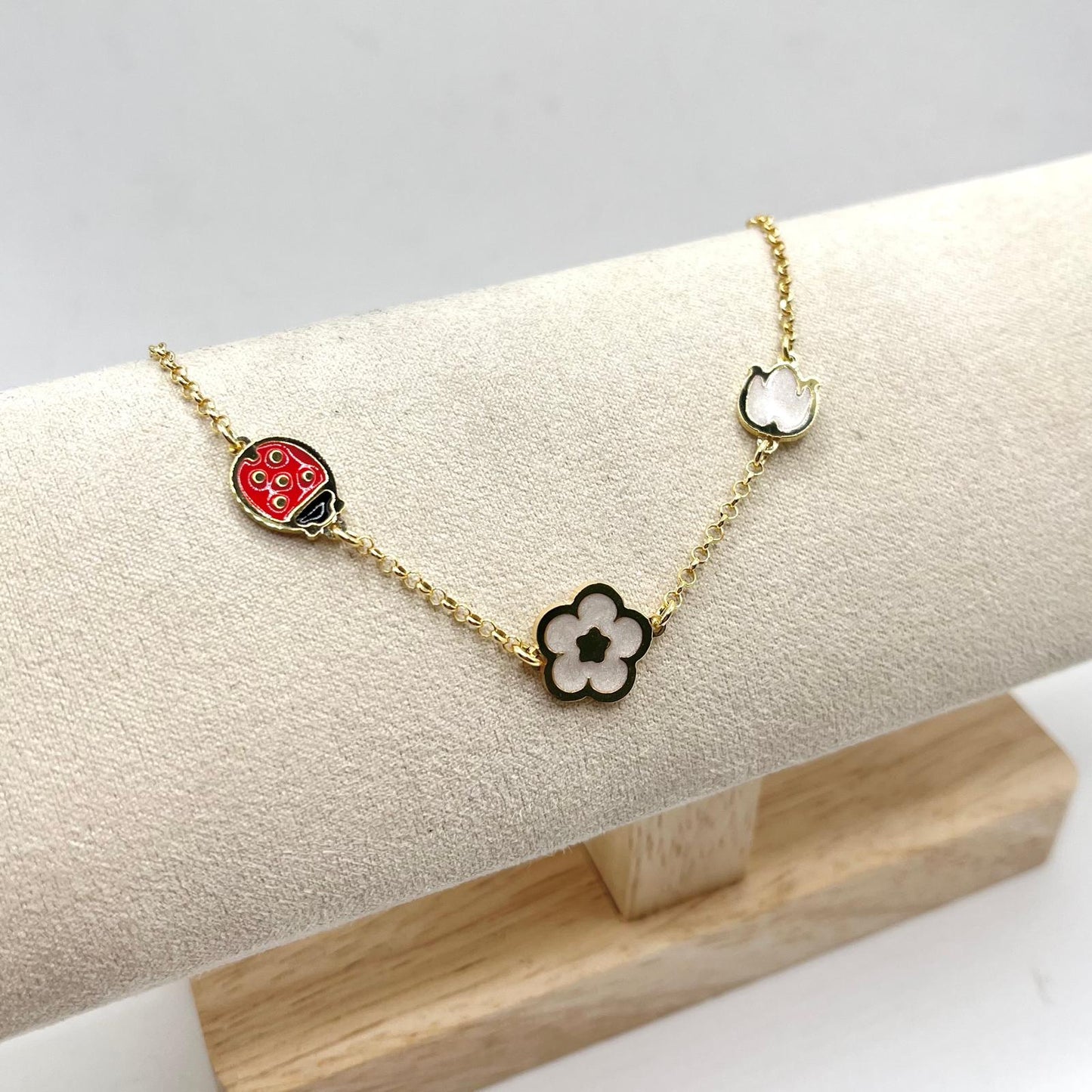 BR COCCINELLA FIORE E TULIPANO