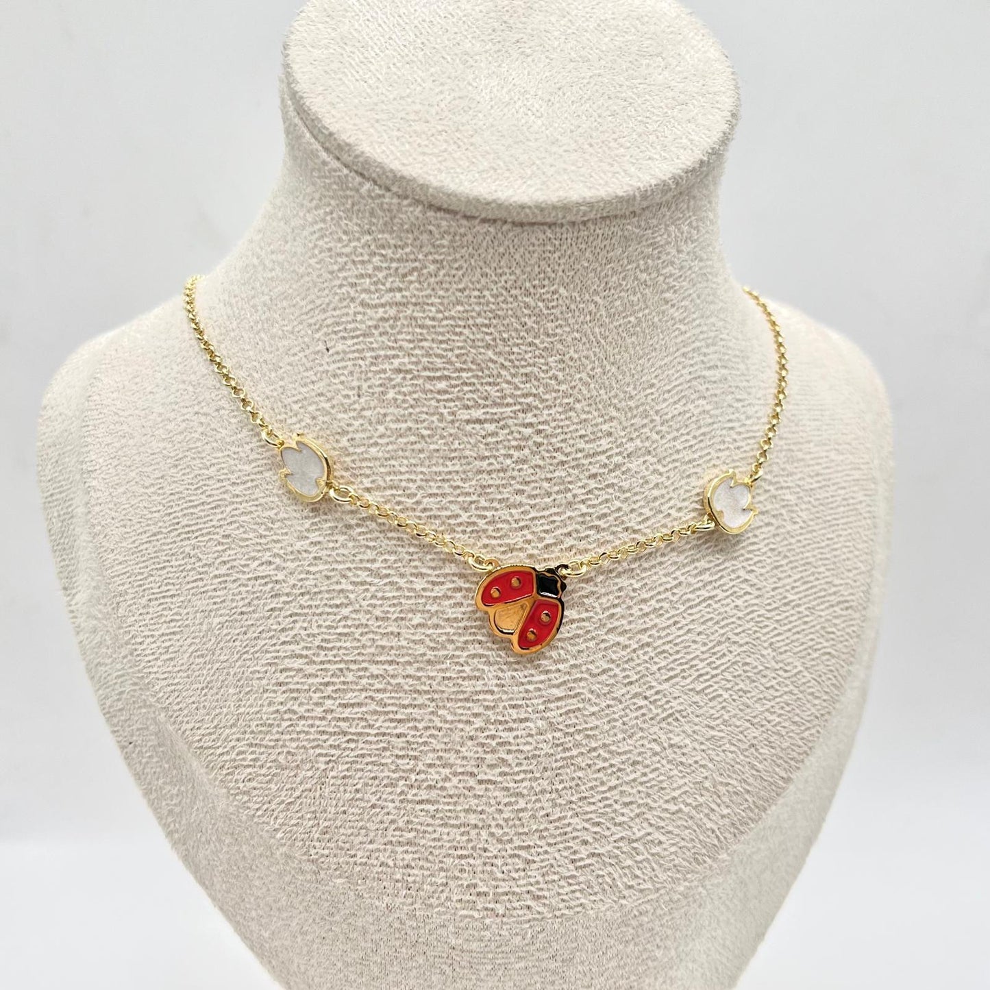 CL COCCINELLA E DUE TULIPANI