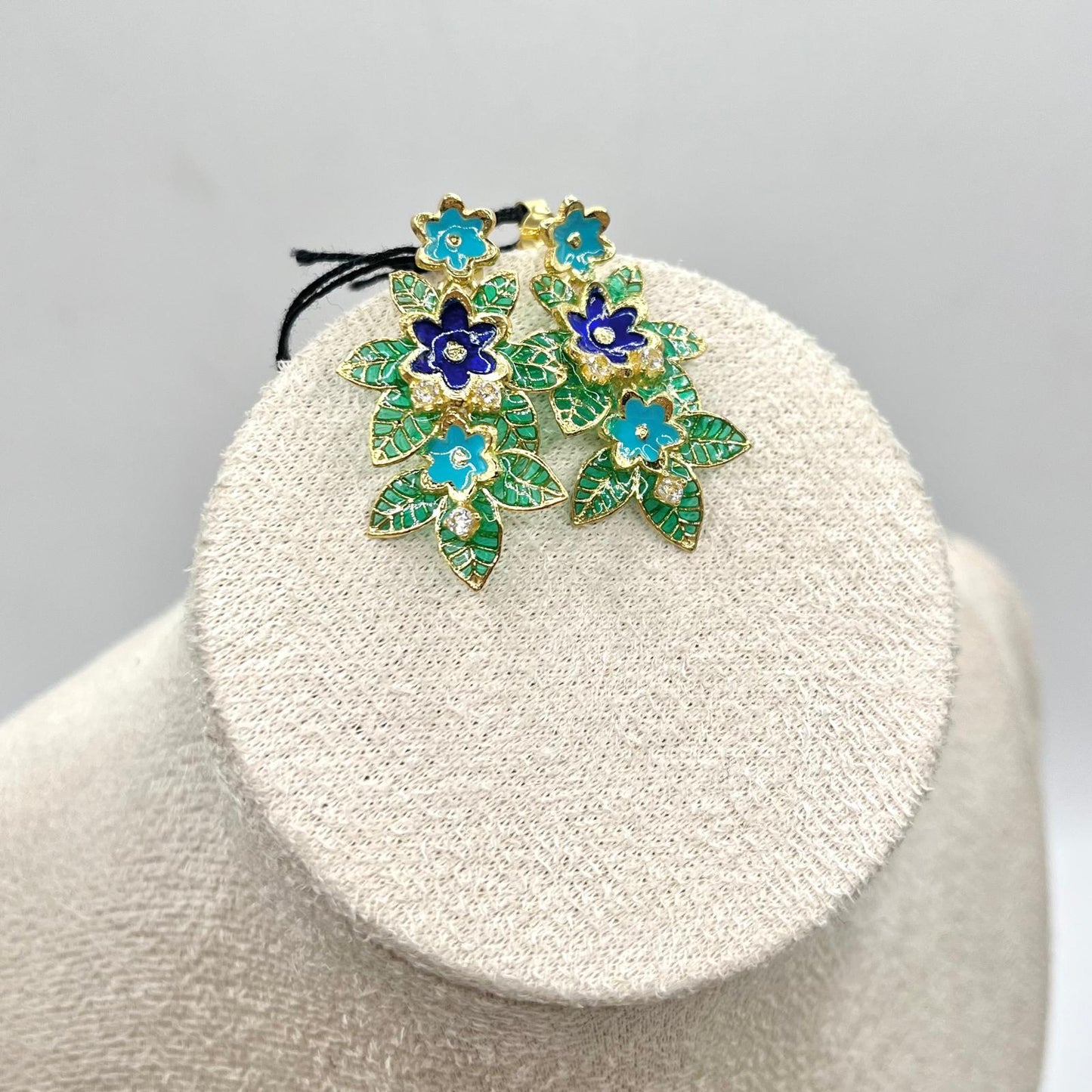 ORECCHINI FIORI COLORATI