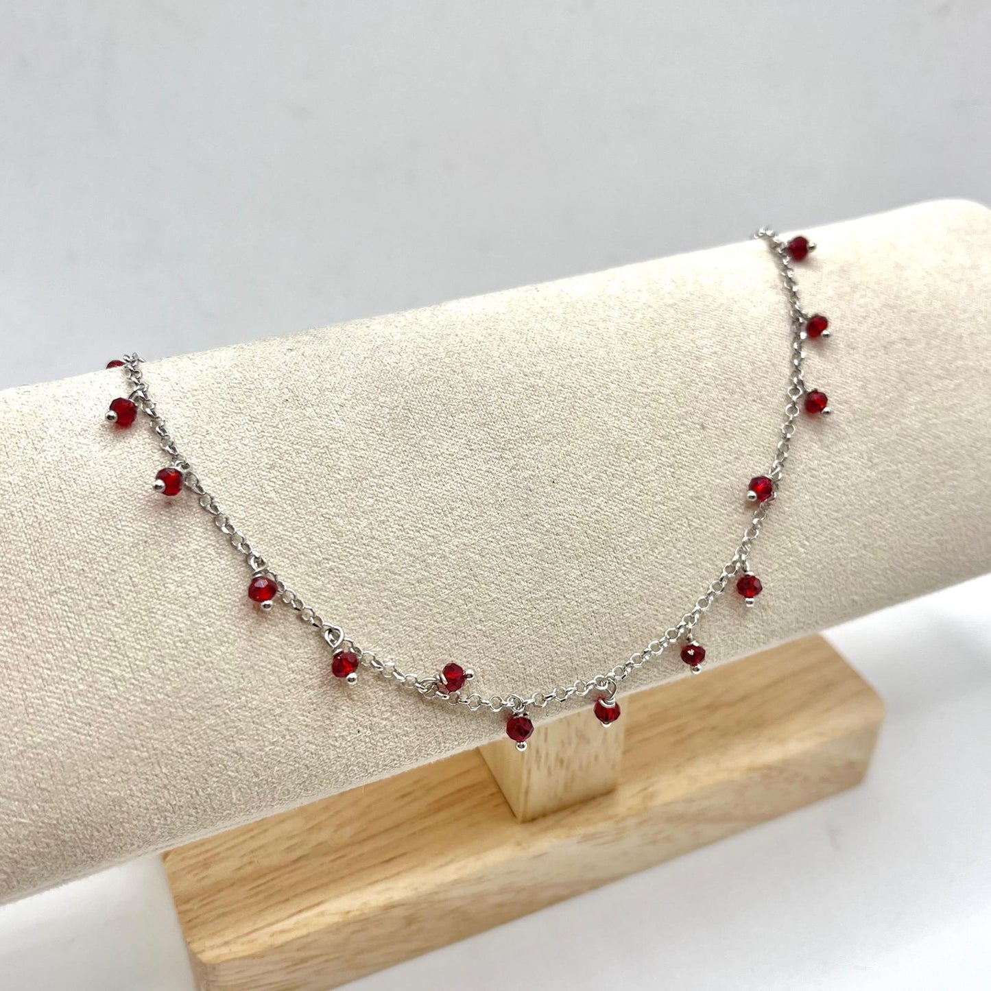 CAVIGLIERA PERLINE PENDENTI BORDEAUX