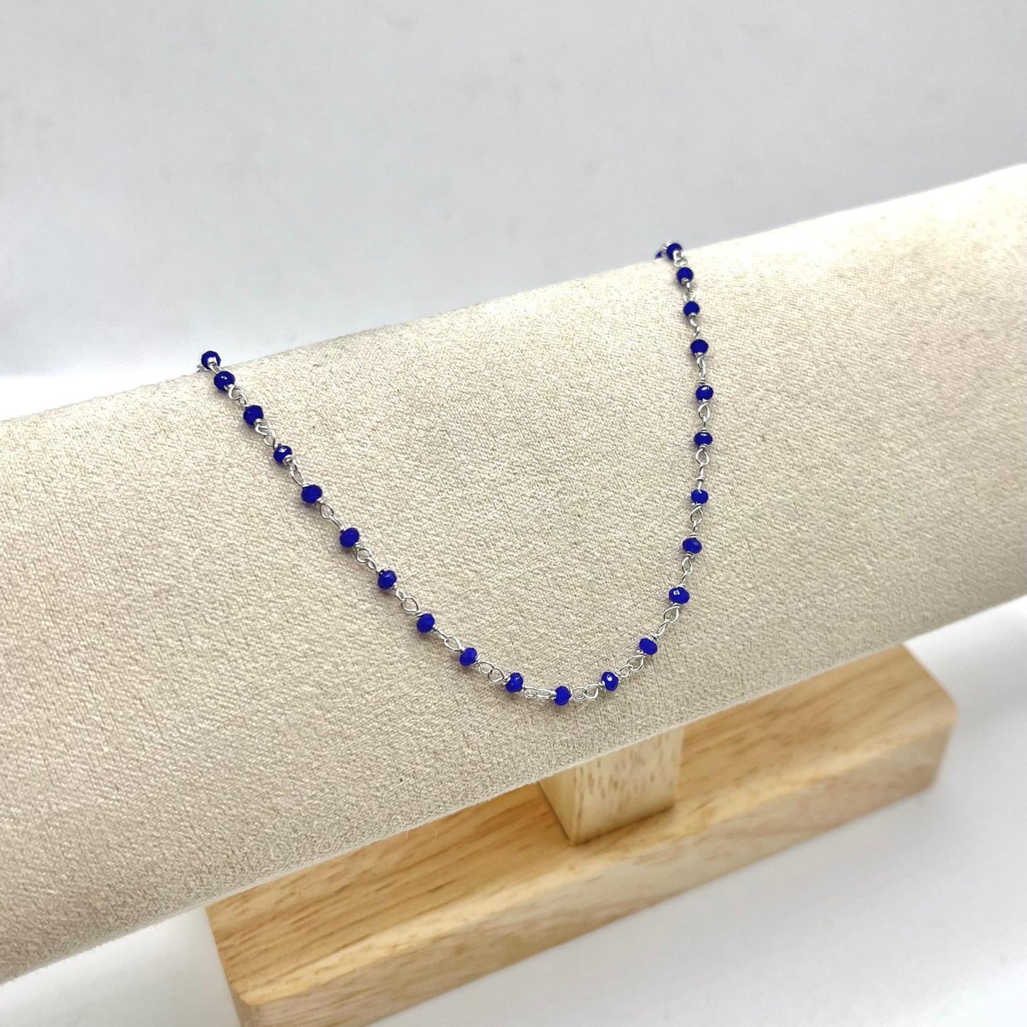 CAVIGLIERA PERLINE BLU