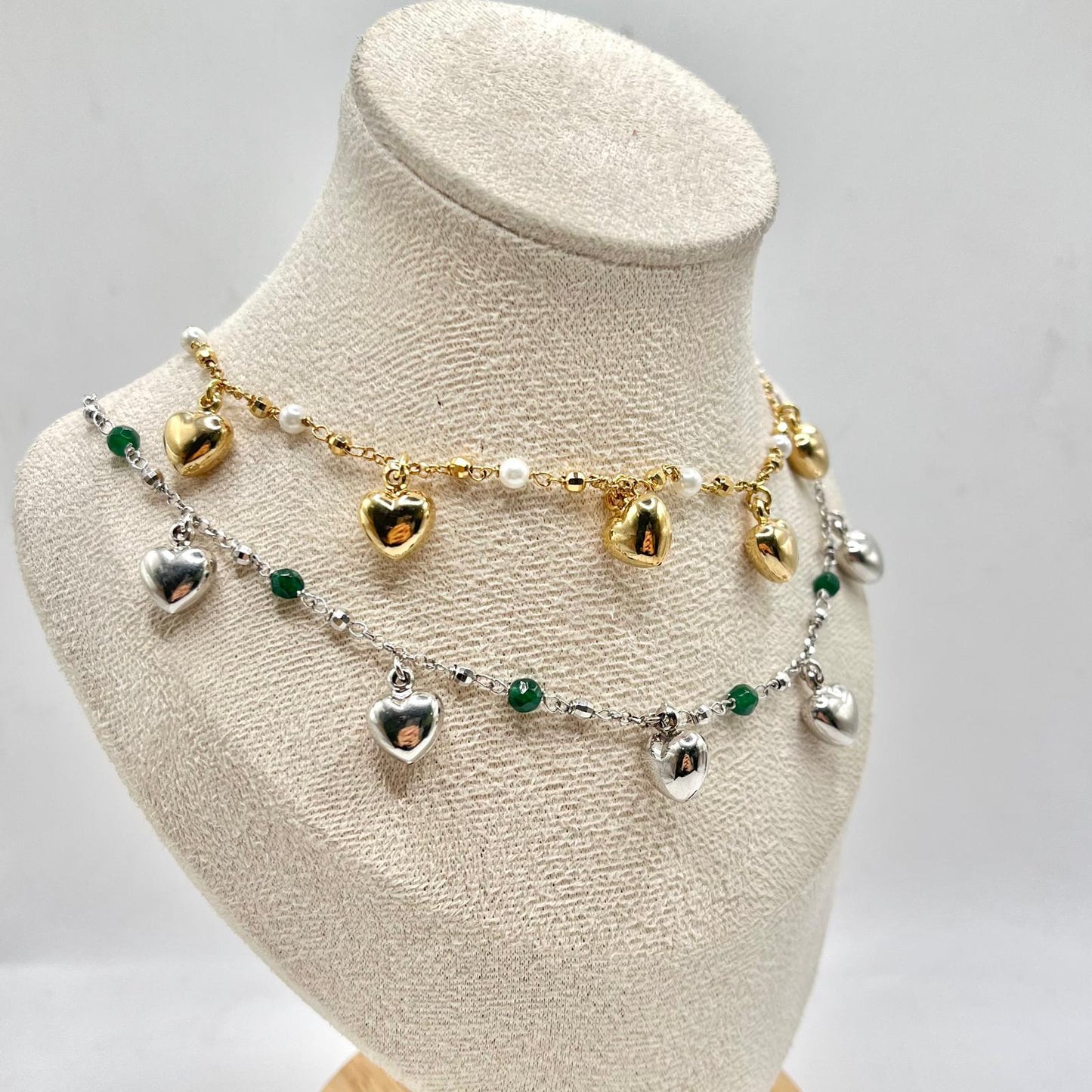 CL PERLINE E CUORI BOMB