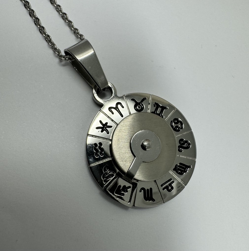 CL ACCIAIO MEDAGLIA ZODIACO