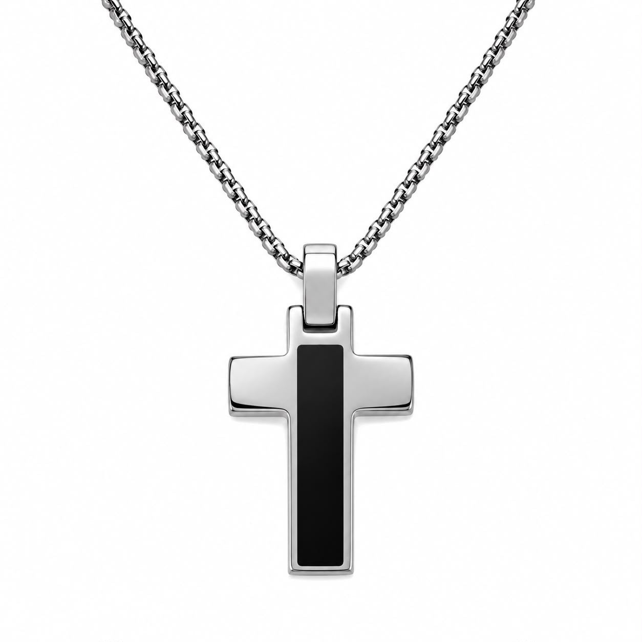 CL STEEL CROSS BLACK INSERT