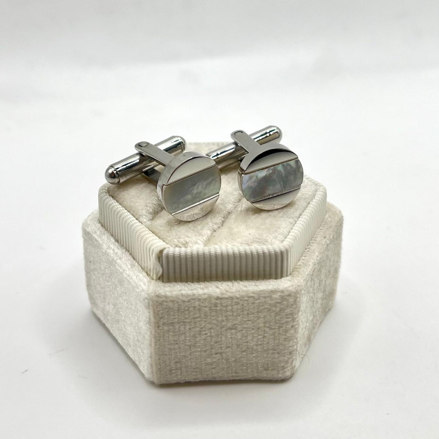 GM ACCIAIO TONDI MADREPERLA