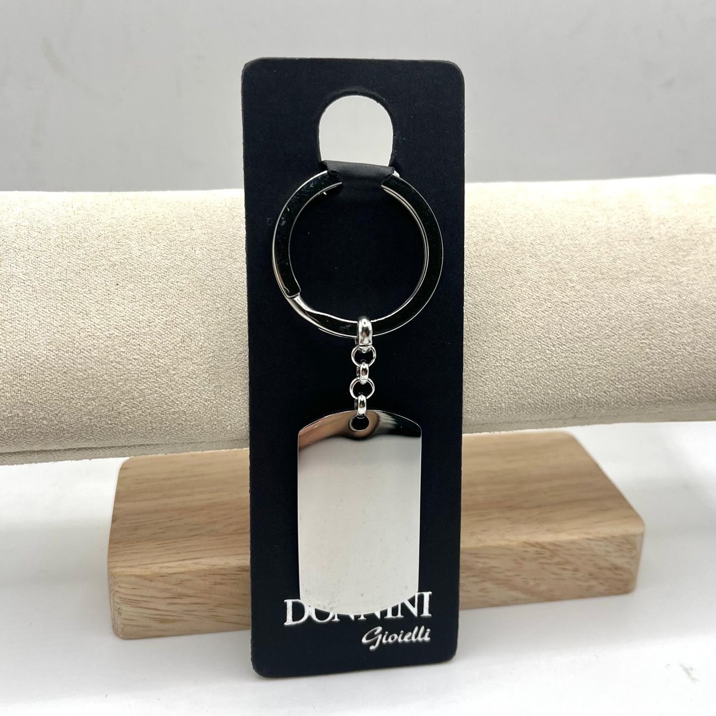 PORTACHIAVI ACCIAIO TARGHETTA