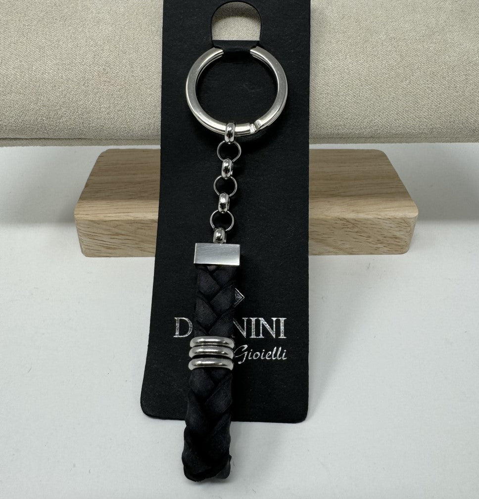 PORTACHIAVI TRECCIA FIBBIETTE