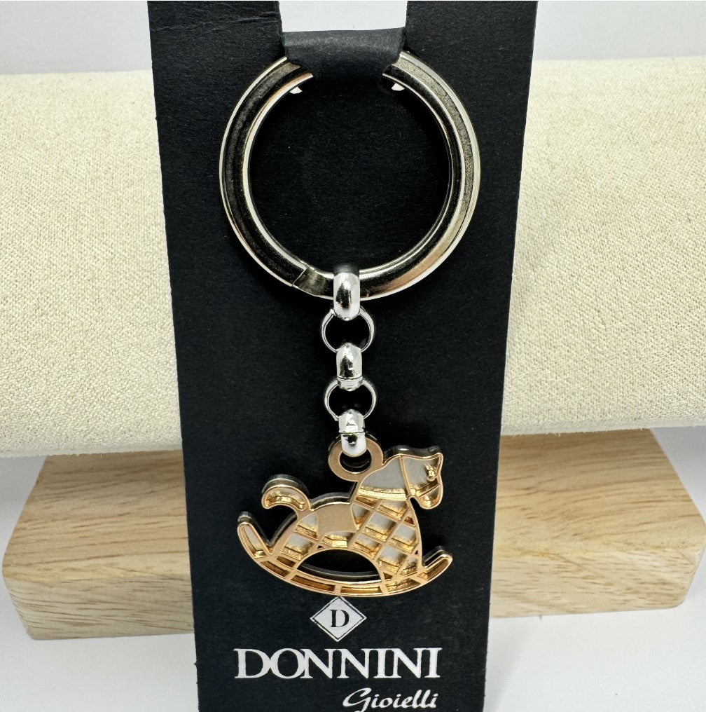 PORTACHIAVI ACCIAIO CAVALLO A DONDOLO