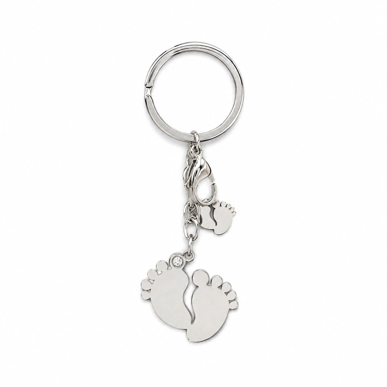 STEEL PADEL RACKET KEY RING