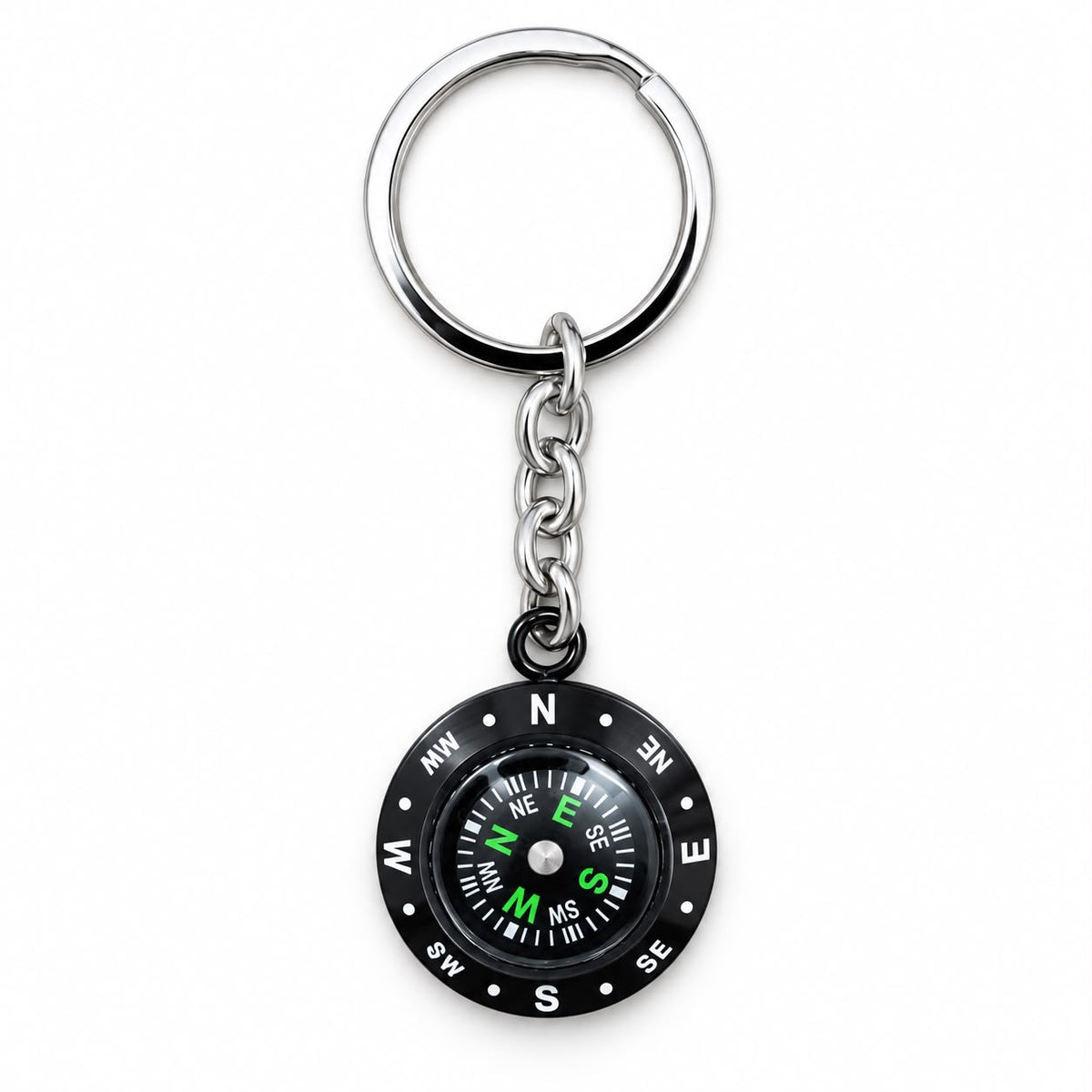 LEATHER PLATE KEYCHAIN