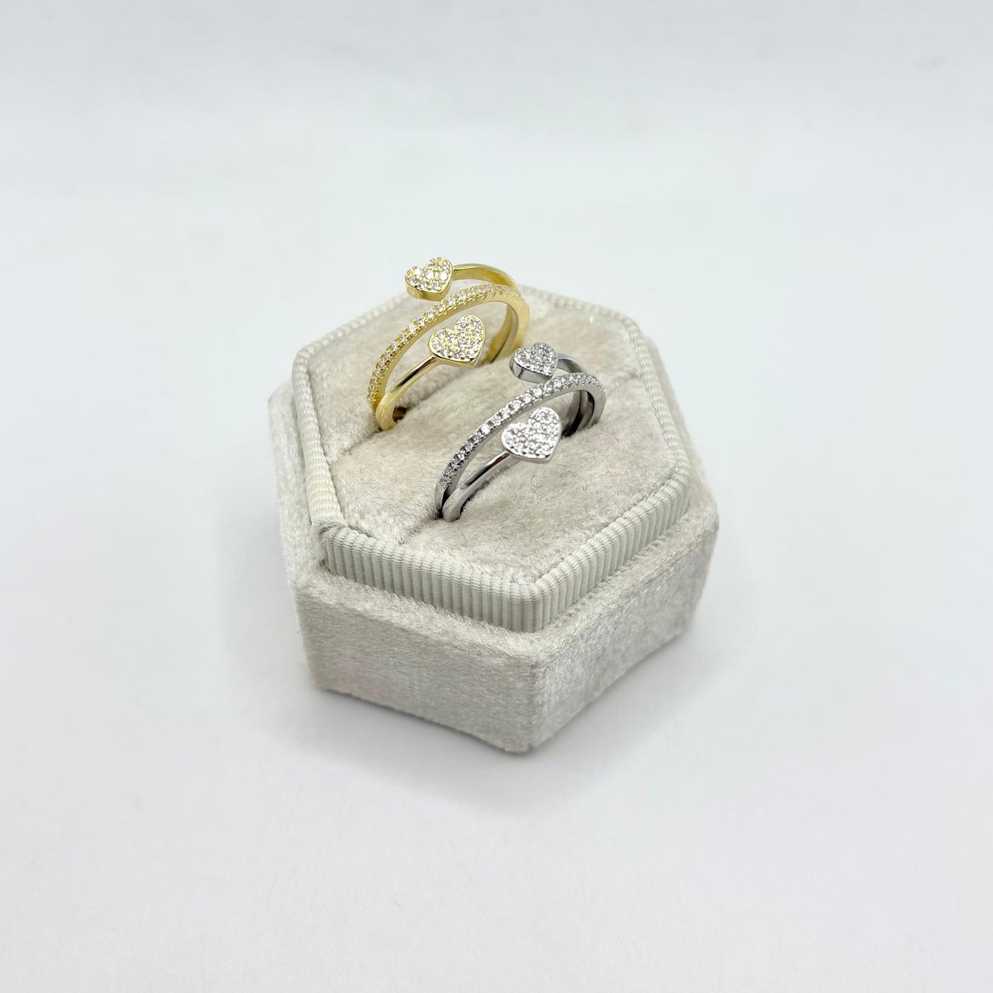 AN DOPPIO CUORE ZIRC E FILA ZIRCONI