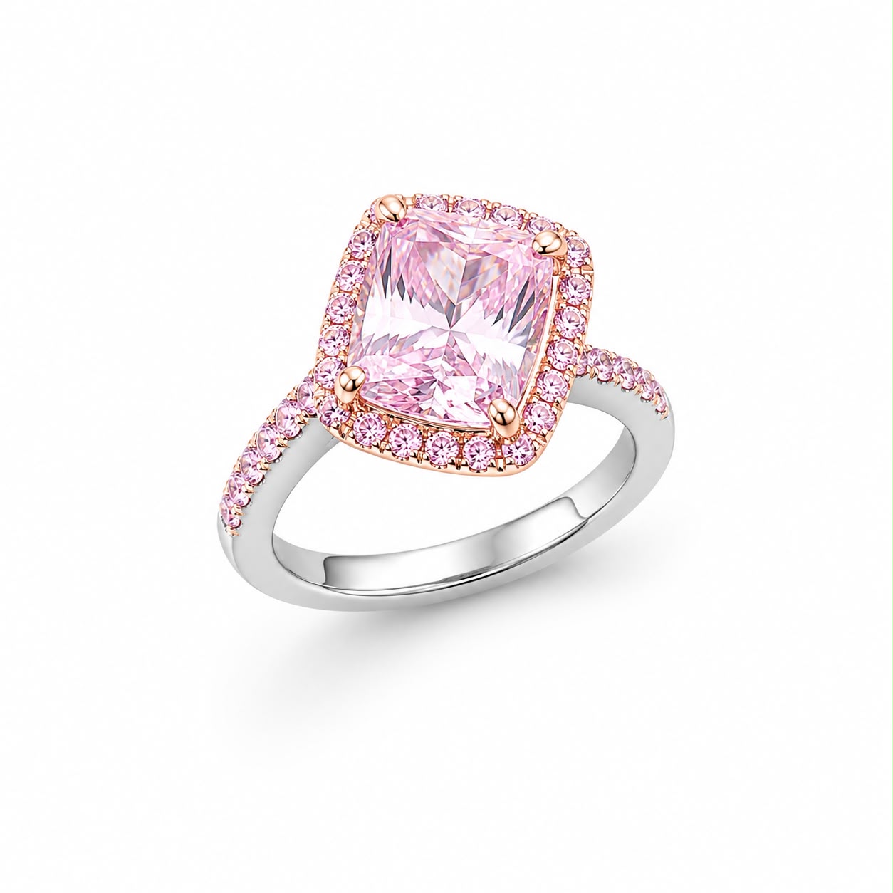 AN CON PIETRA ROSA RETTANGOLARE