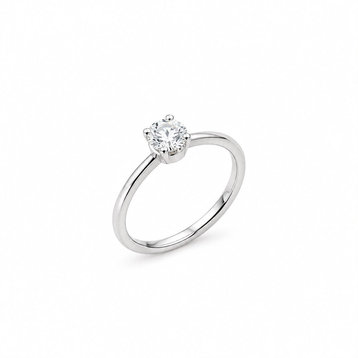 AN SOLITARIO 7 MM MOISSANITE REGOLABILE