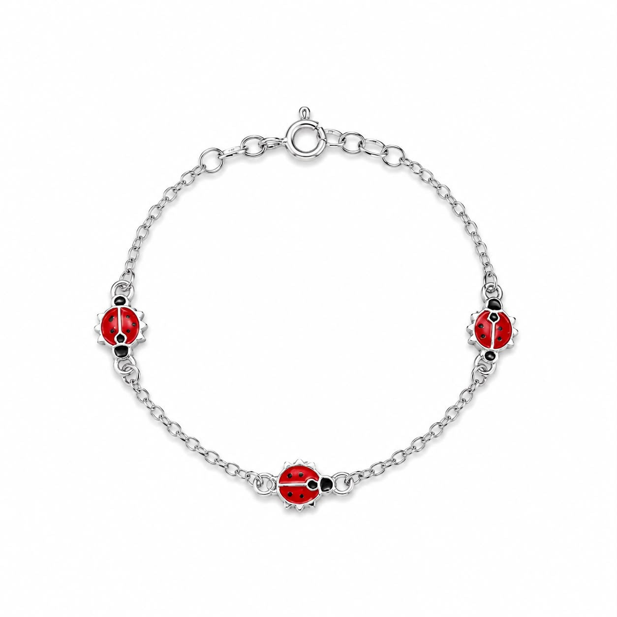 BR 3 COCCINELLE SMALTO ROSSO