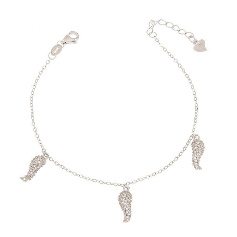 BR TRE CORNI PENDENTI ZIRCONI