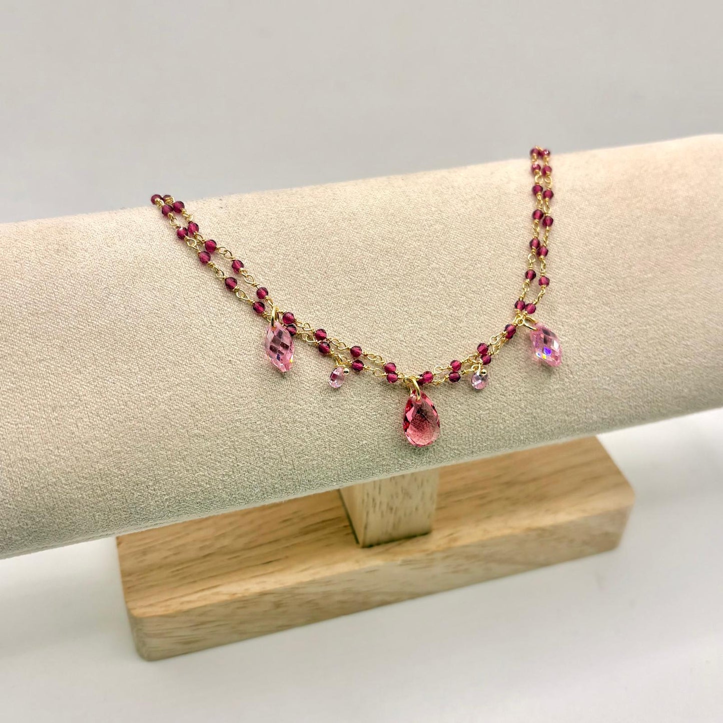 BR DOPPIO FILO PERLINE COLORATE