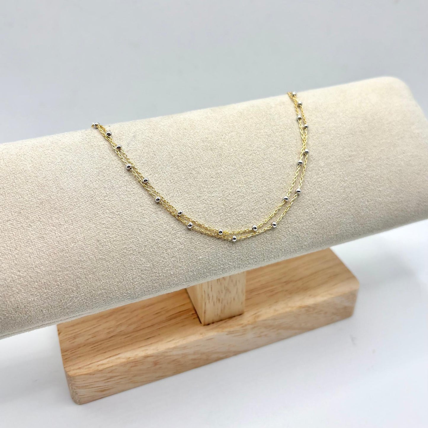 BR DUE FILI CON PALLINE BICOLORE