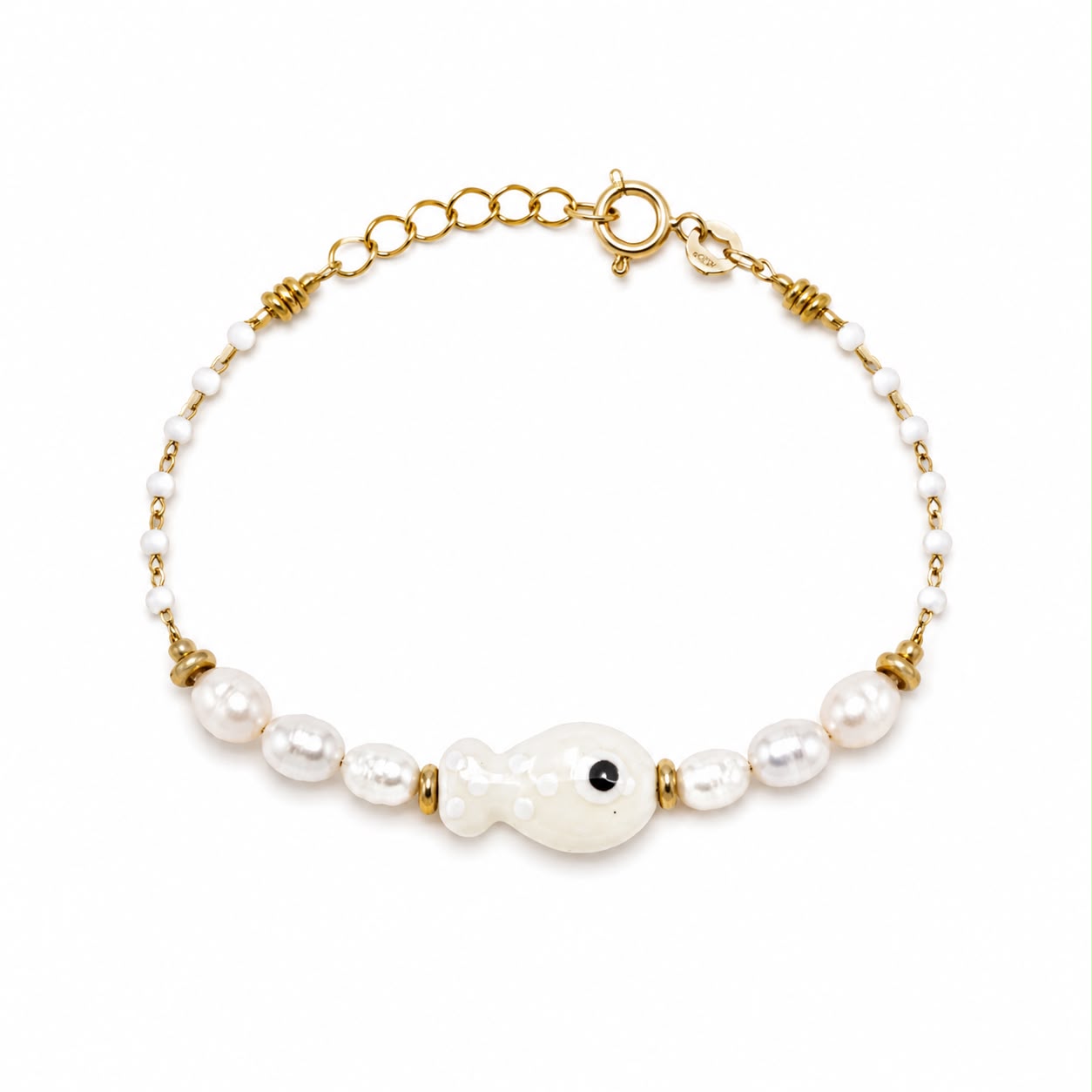 BR PERLINE CON PERLE E PESCE BIANCO