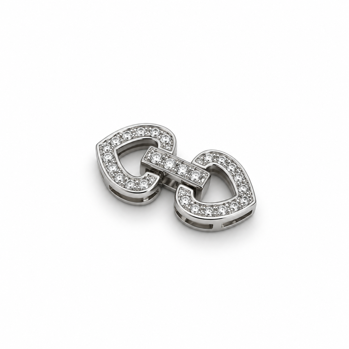 CH DOUBLE HEART ZIRC