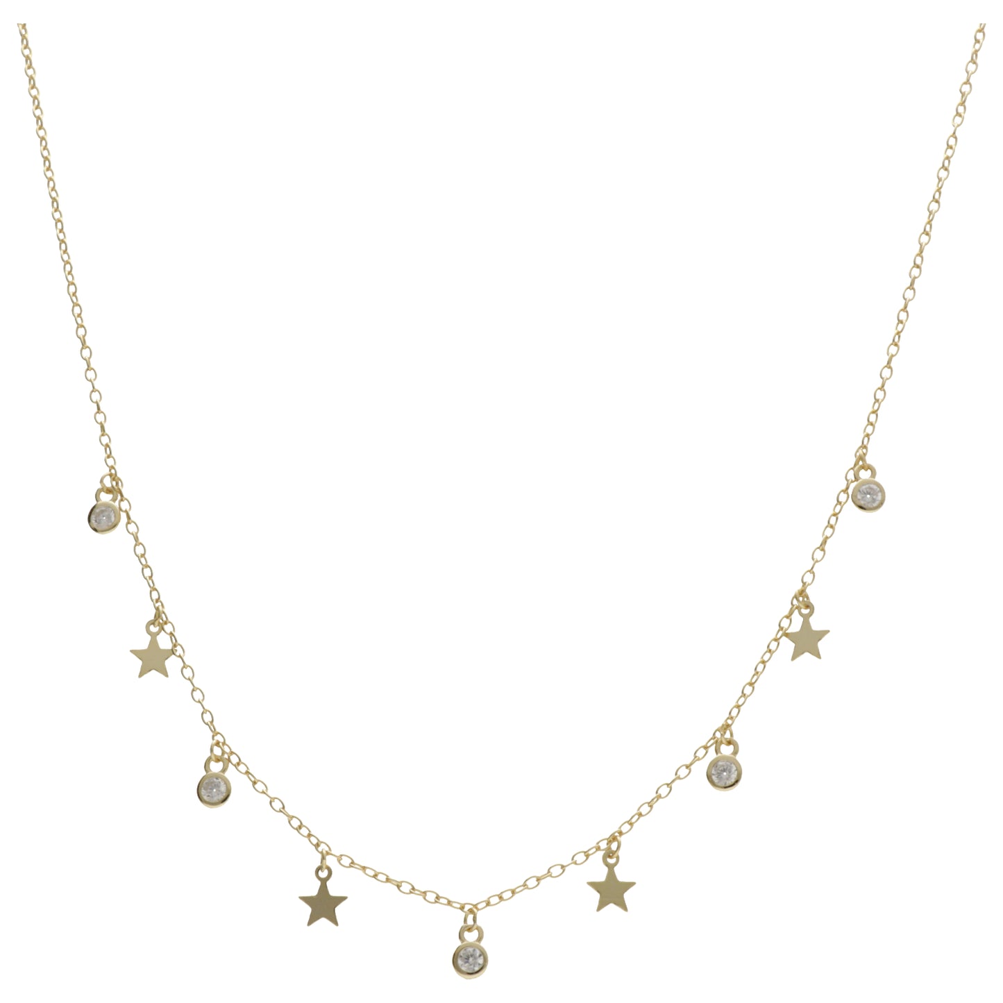 CL CHOKER STELLE E CIPOLLINE 36+4 CM