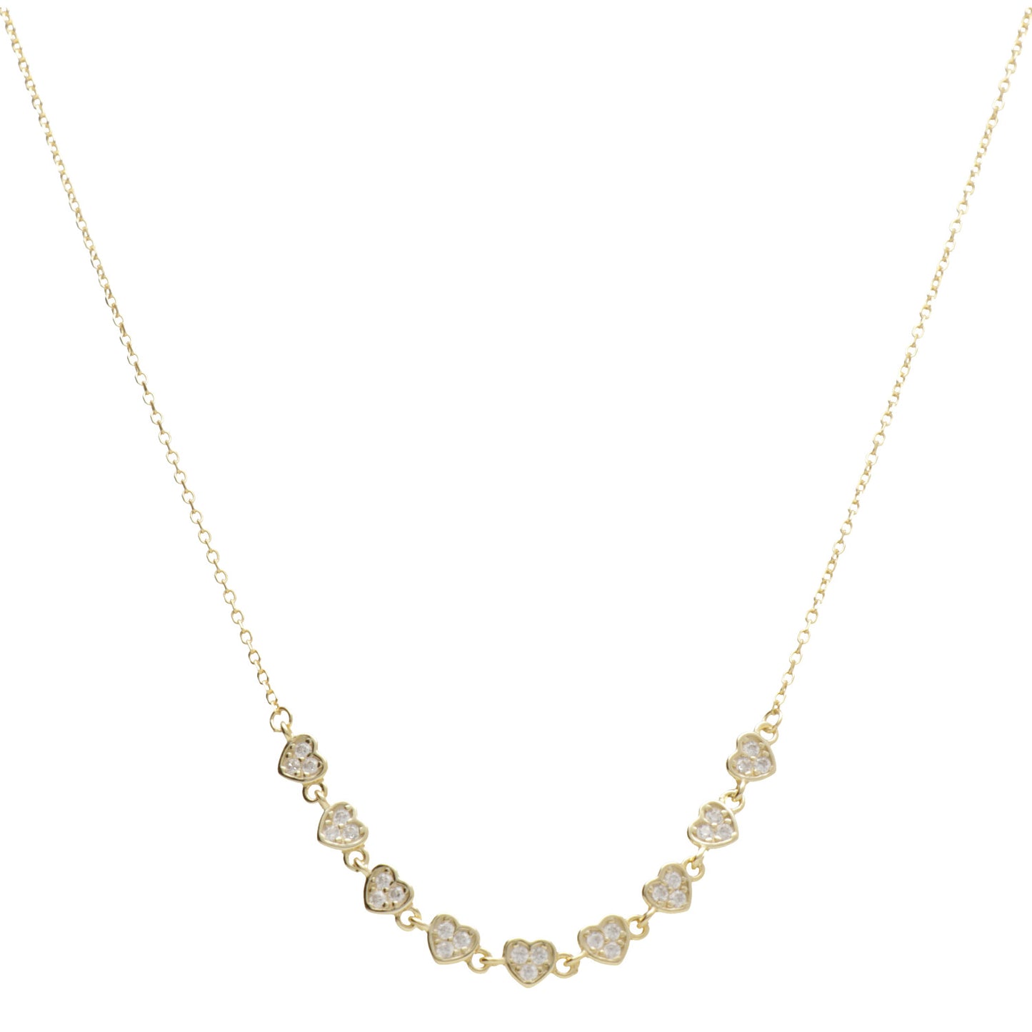 CL CHOKER CUORI CIPOLLINA 36+4 CM