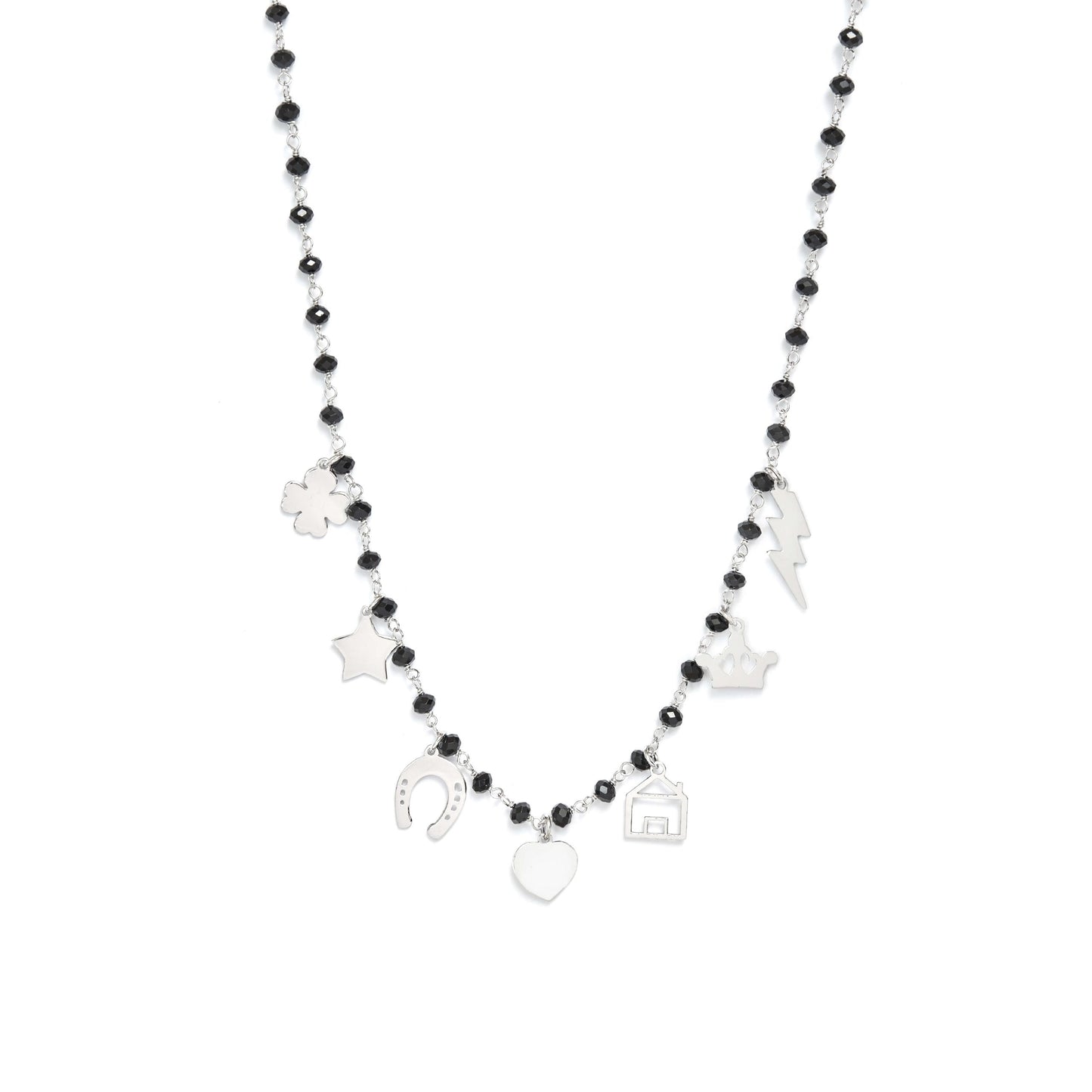 CL PERLINE E CHARM FORTUNA PENDENTI