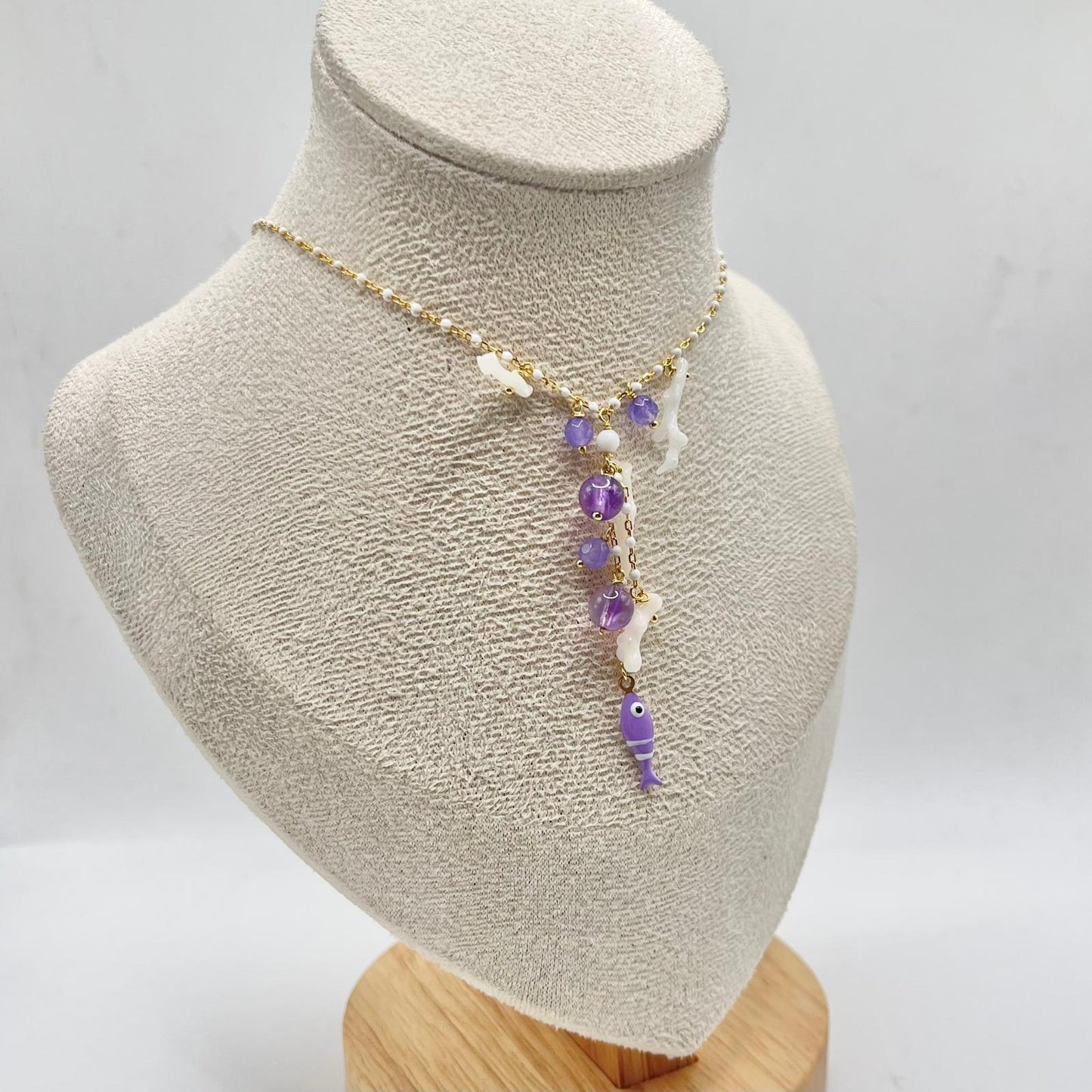 CL PIETRINE VIOLA E PESCE