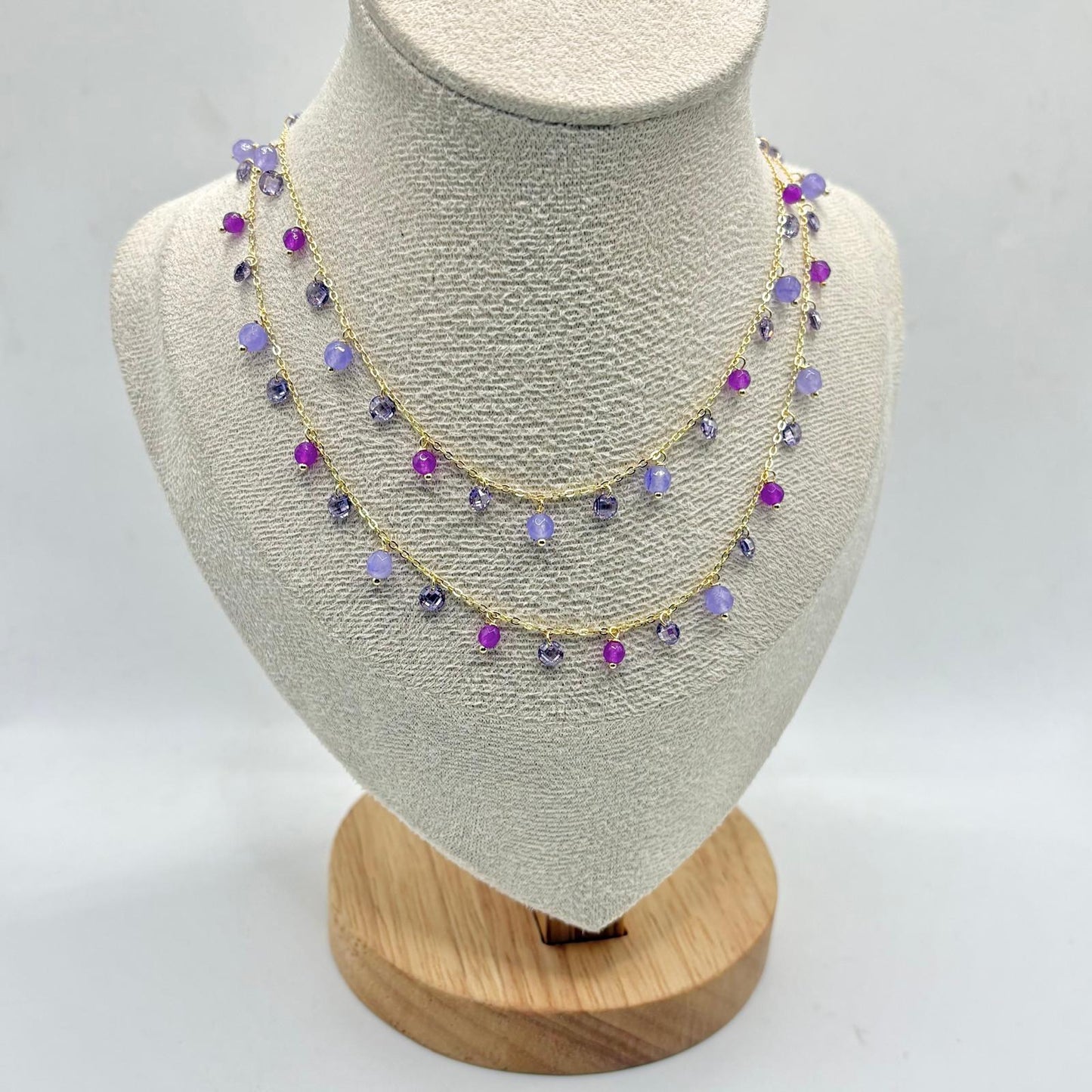 CL DOPPIO FILO LUCCIOLE E PIETRE COLOR