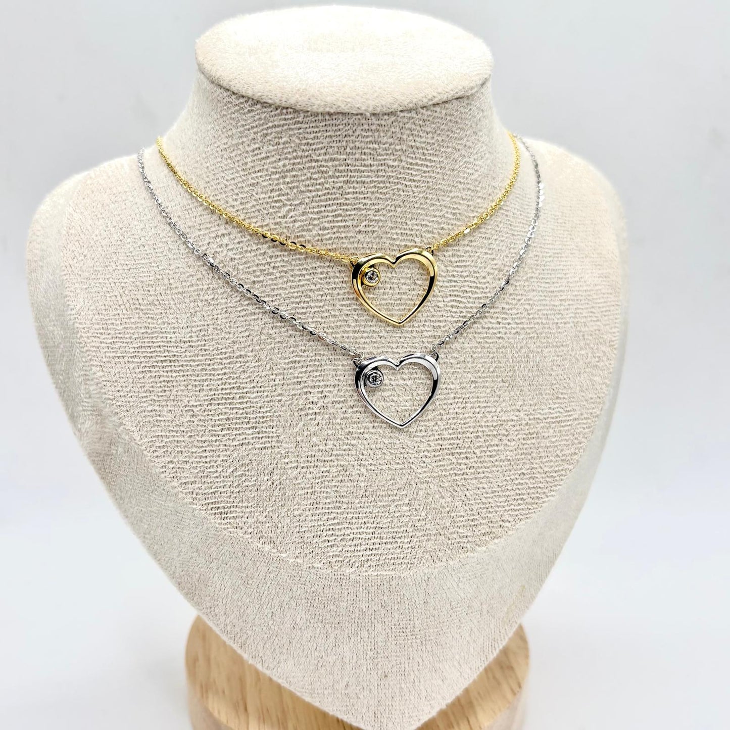CL CUORE FILO LISCIO CON ZIRCONE