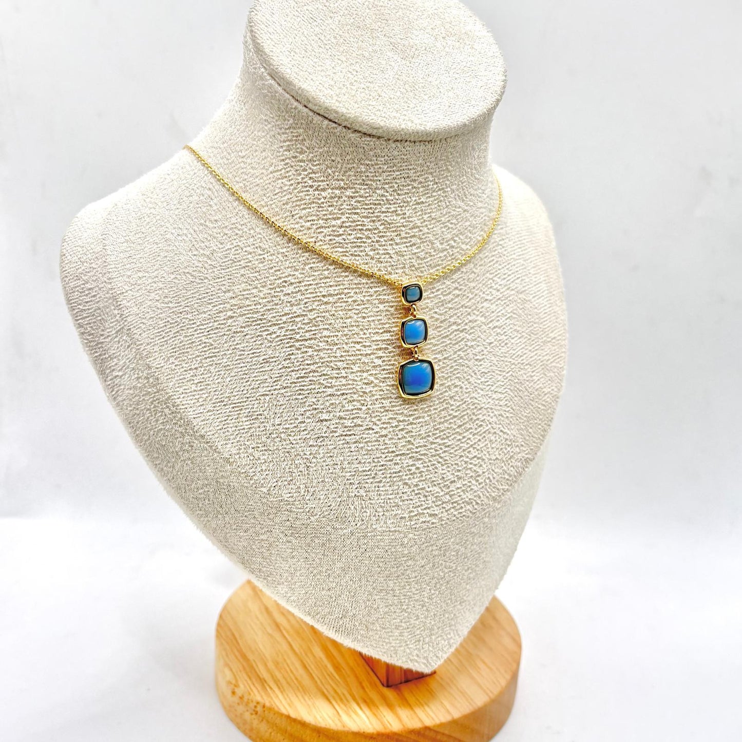 CL 3 PIETRE ROMBO PEND CON SMALTO BOMBATO