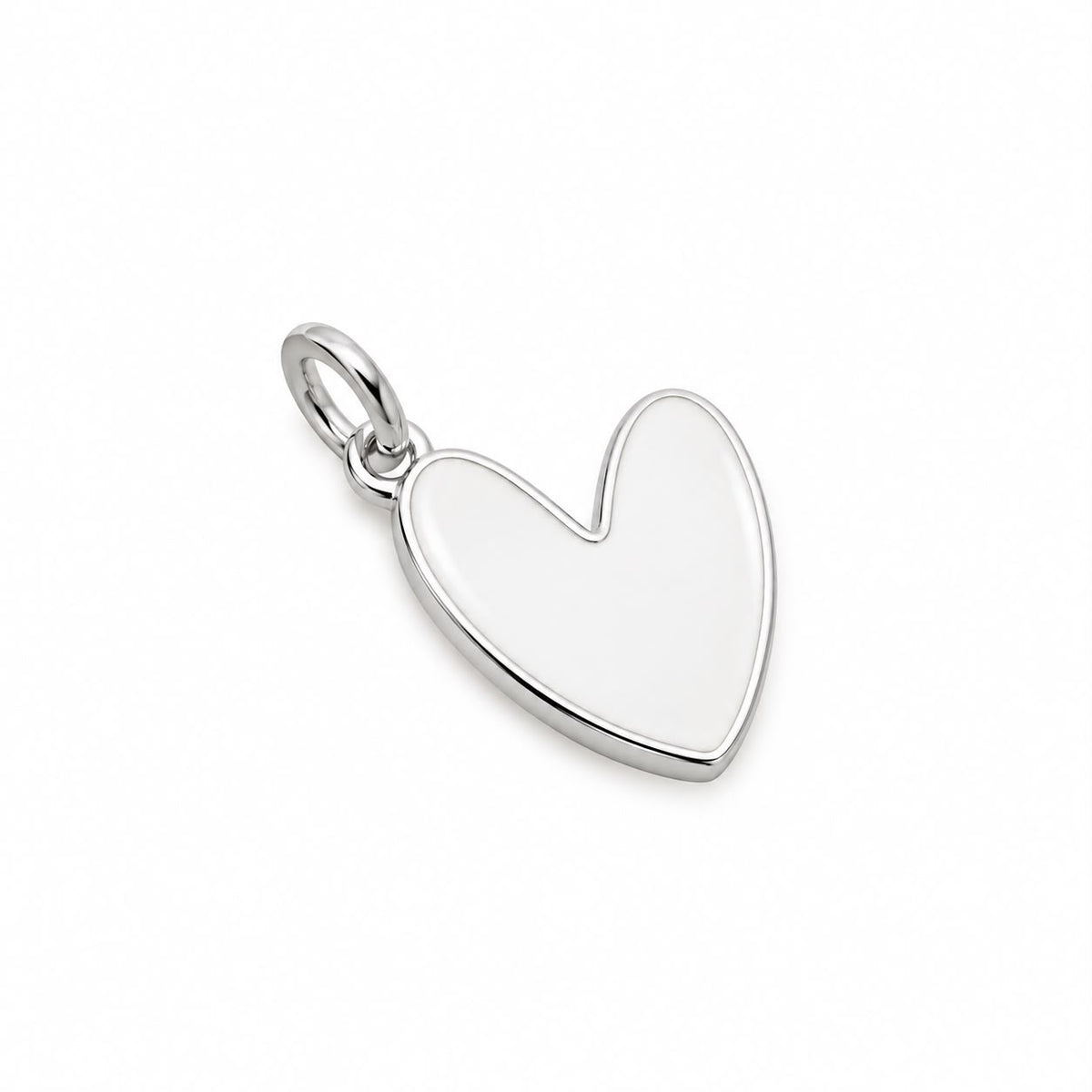 CN CUORE SMALTO BIANCO