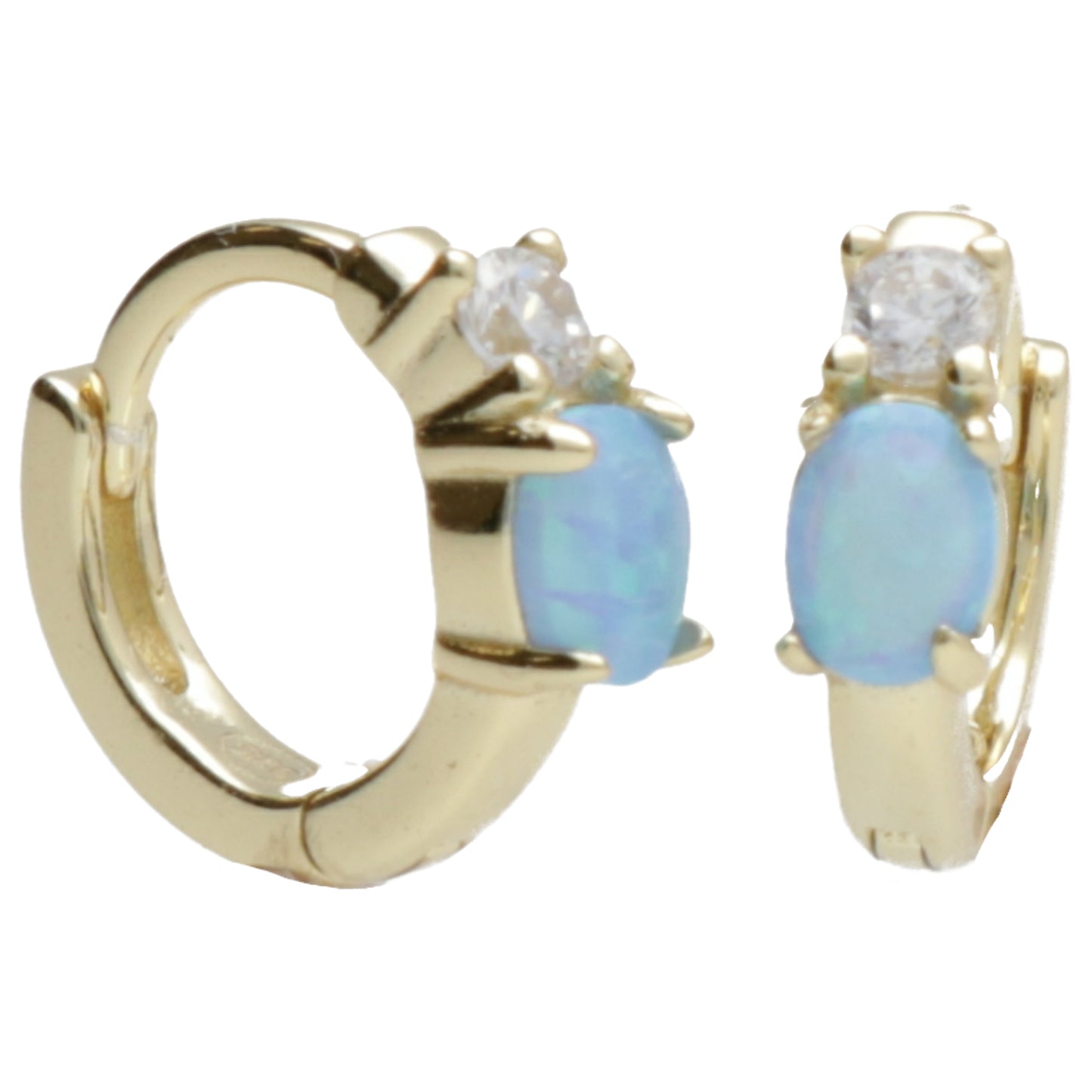 COR PIETRA OPALE AZZURRA E ZIRCONE