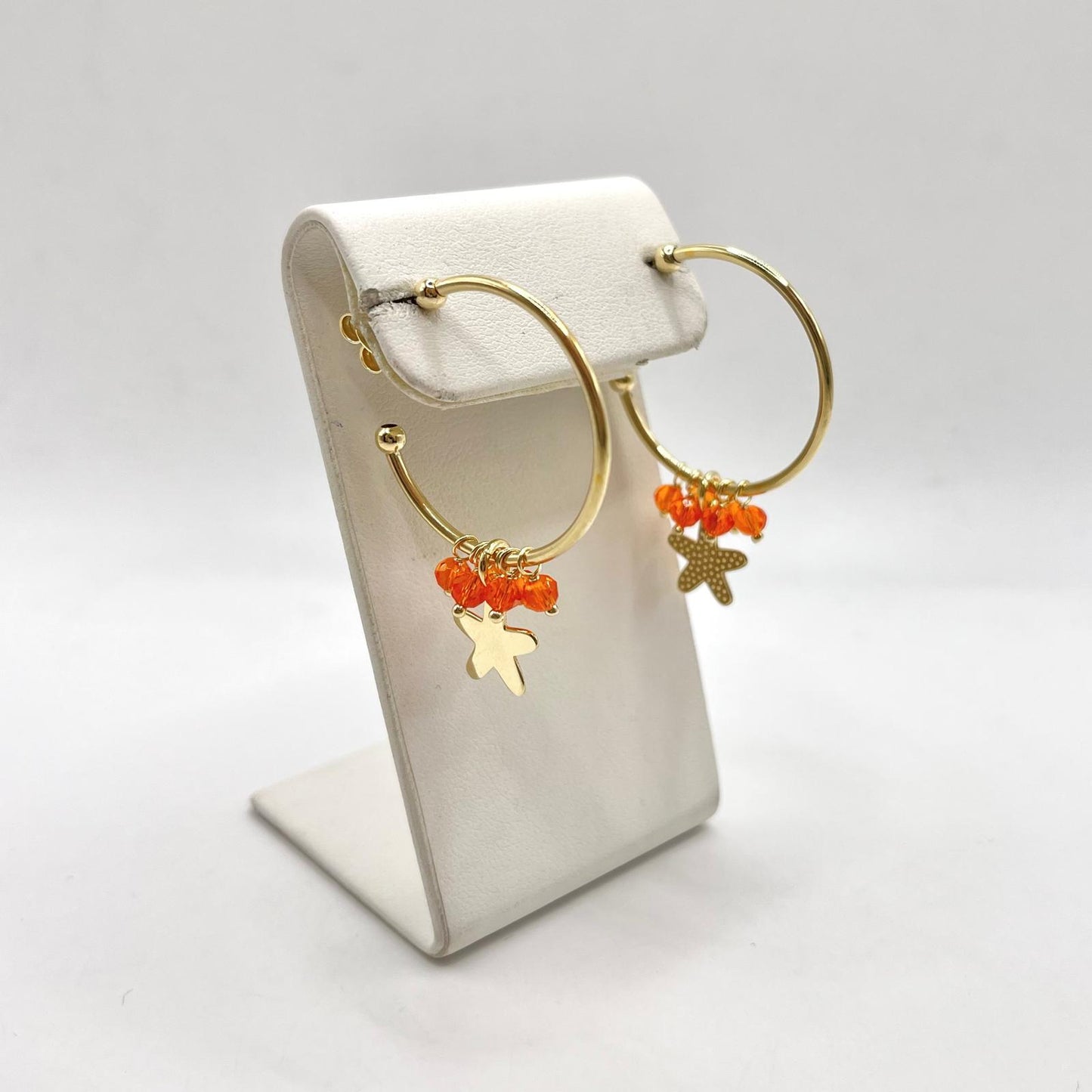 COR CON PERLINE PENDENTI E STELLA MARINA