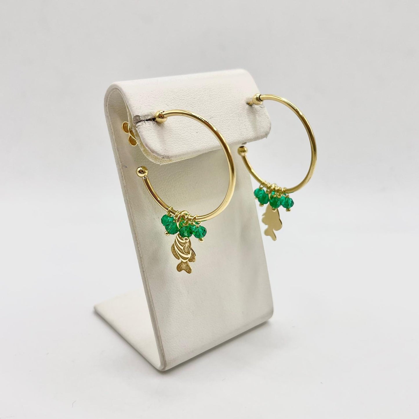 COR CON PERLINE PENDENTI E PESCE