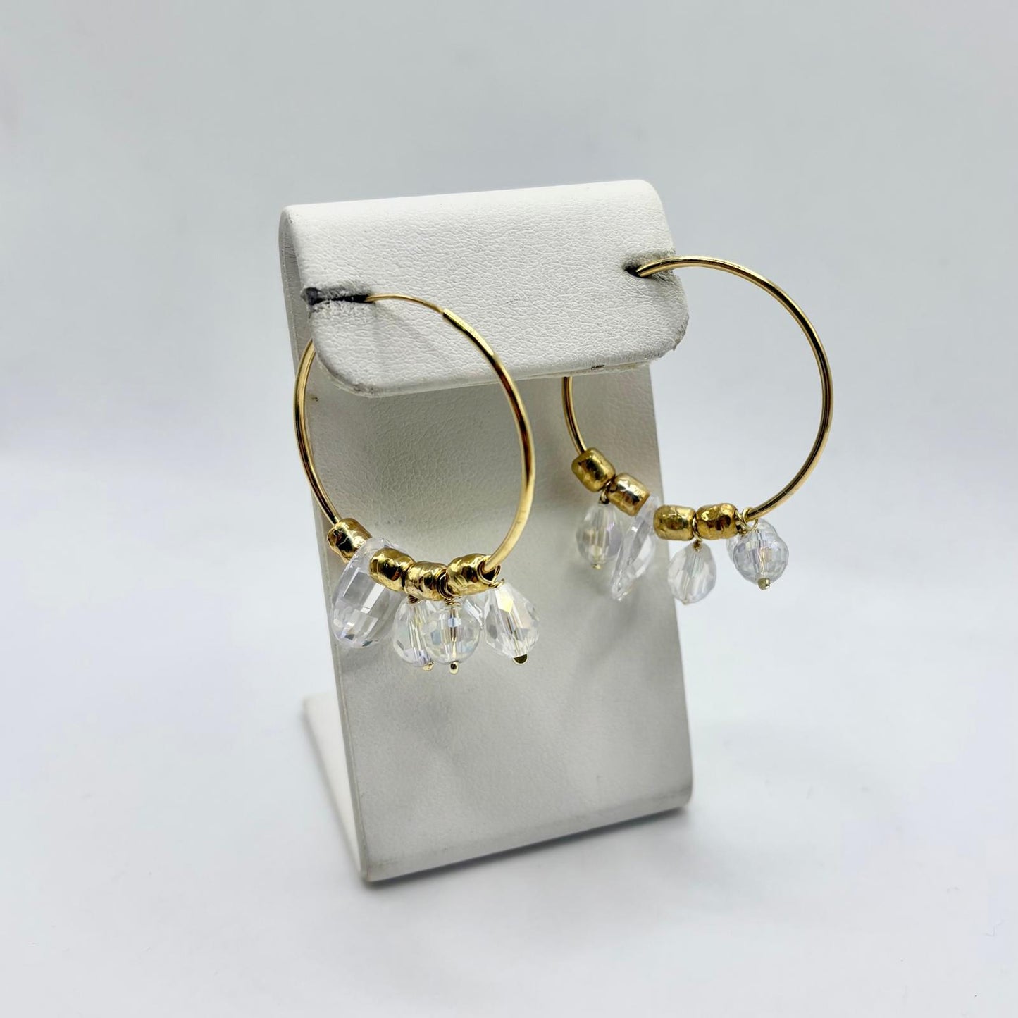 COR LISCIO CON PENDENTI TRASPARENTI